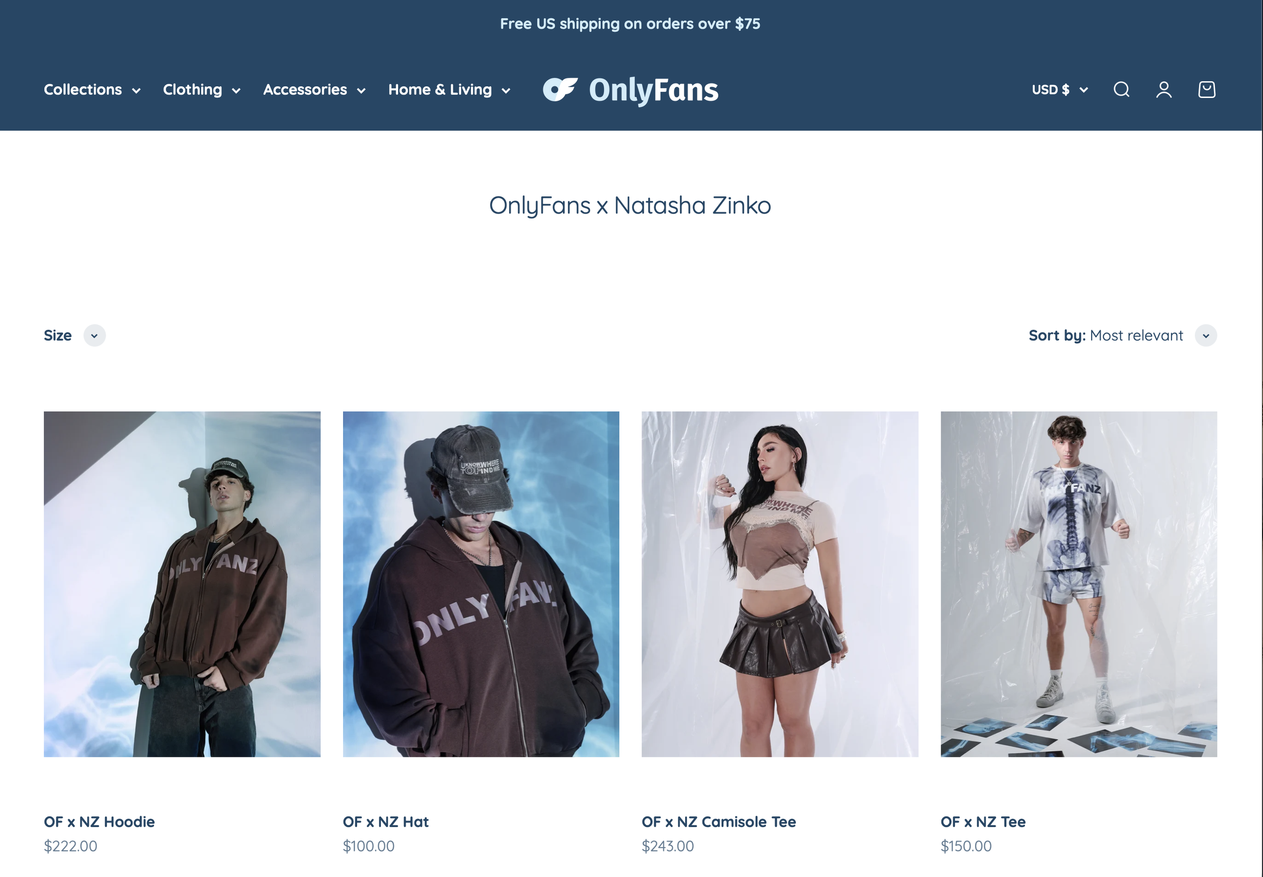 OnlyFans Merchandise, e-commerce, Fashion Photography