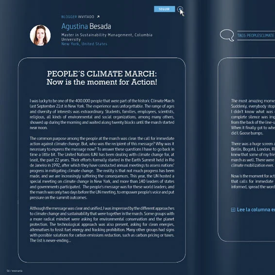 People's Climate March. Now is the moment for Action!