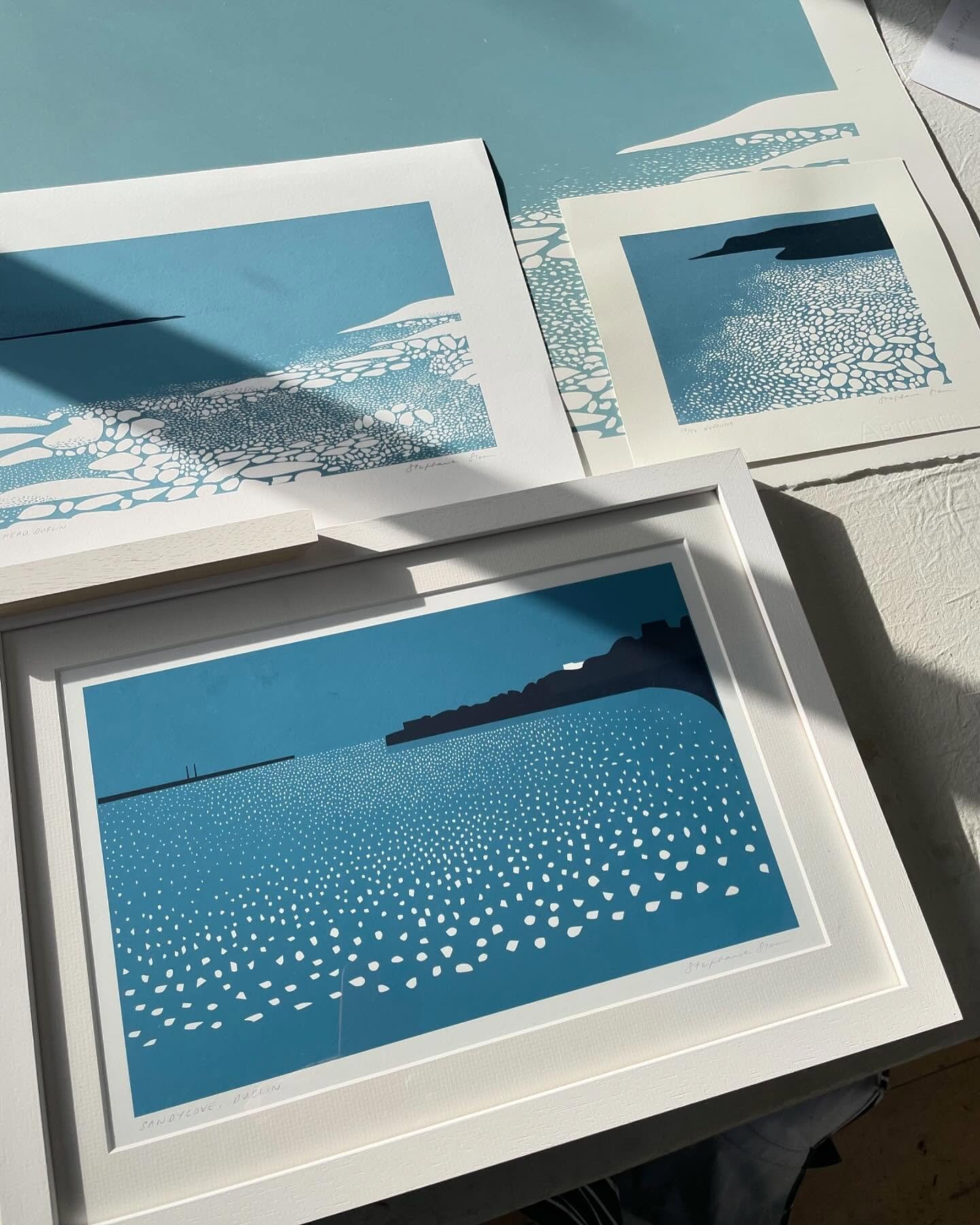 All the blues. 
Taking some time to make sure the blues are just right. And the mounts, frame and paper&hellip;
My giclee prints are created with a lot of time given to the quality of materials and tone of colour so that they retain a depth and tacti