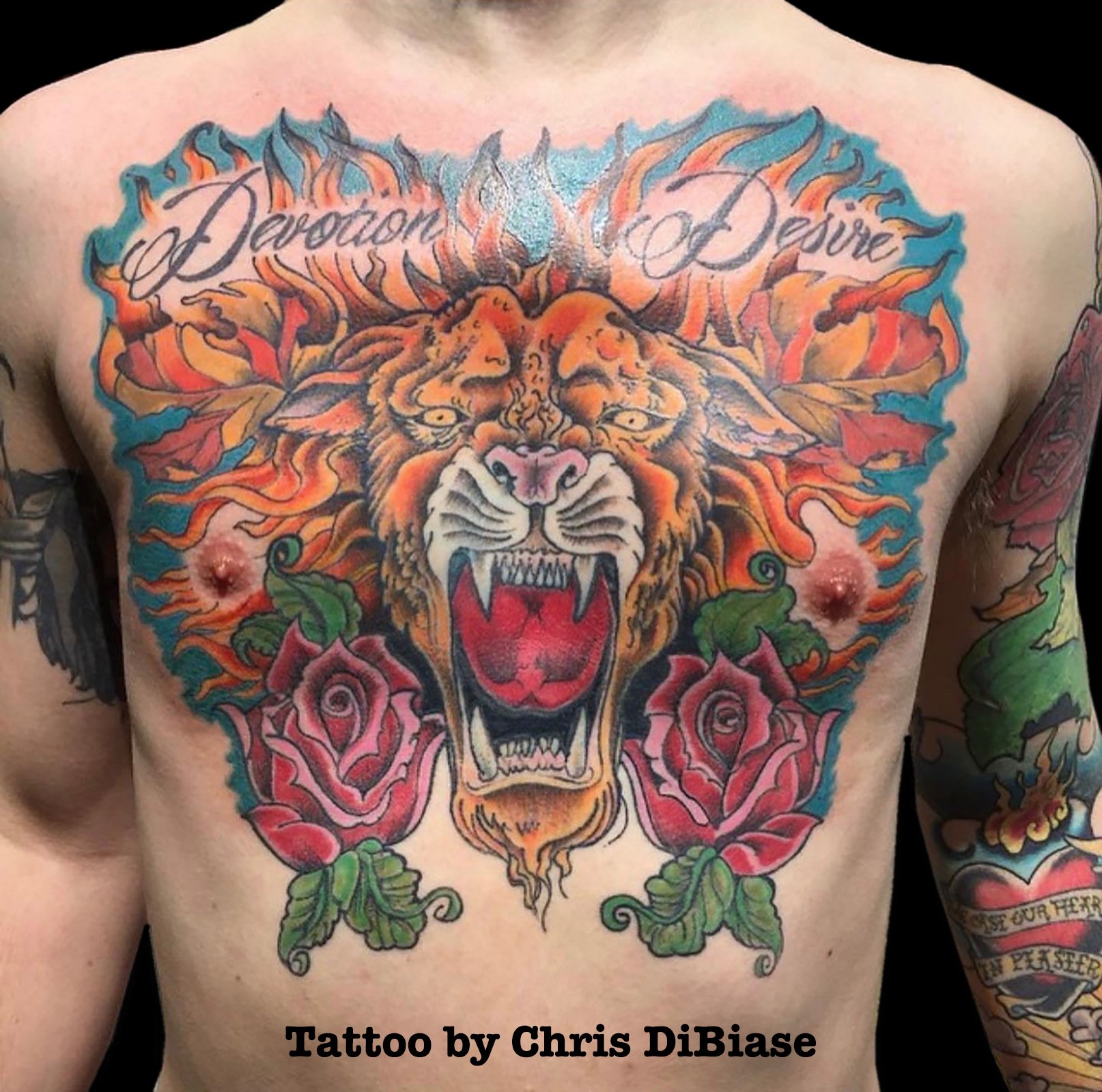 Lion neck tattoo by totka on DeviantArt