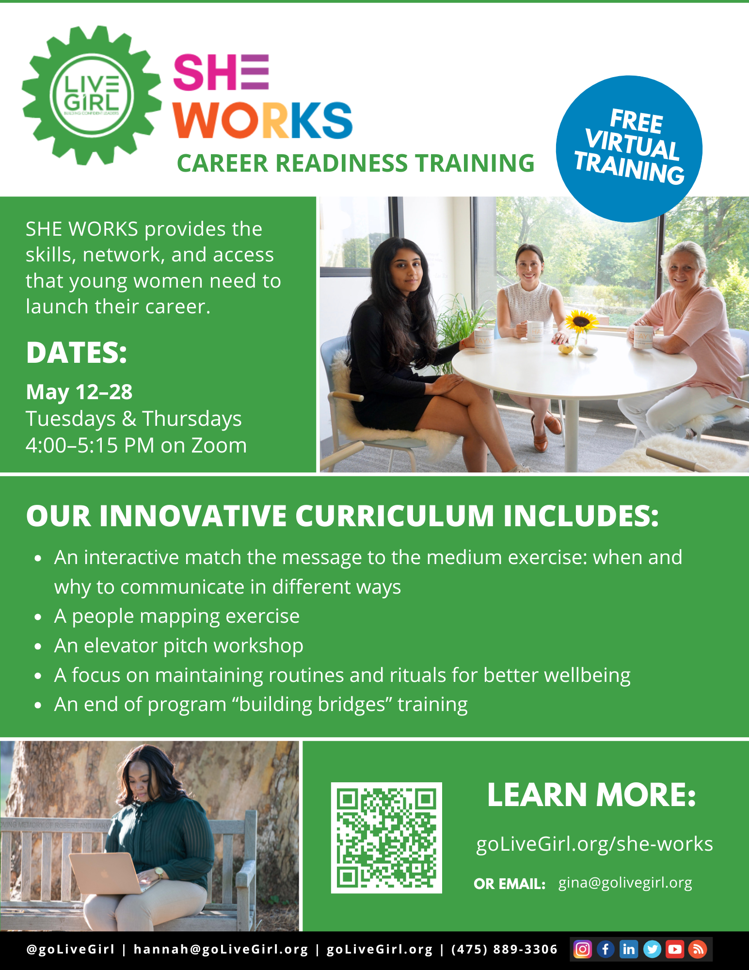 SHE WORKS Spring Career Readiness Training