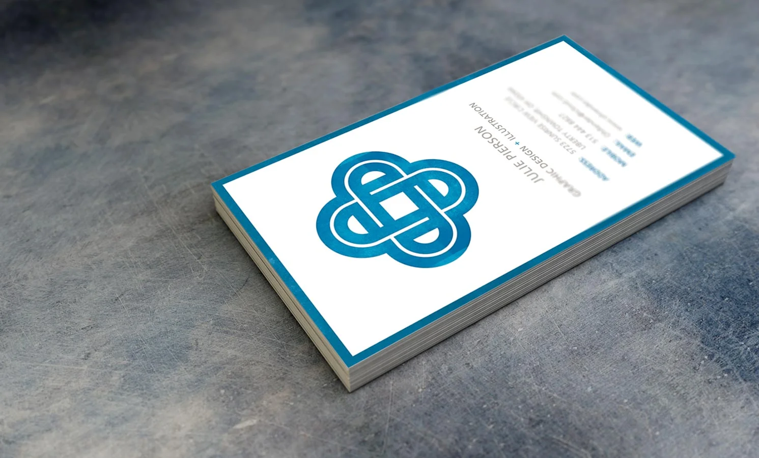 Personal logo design and business card.