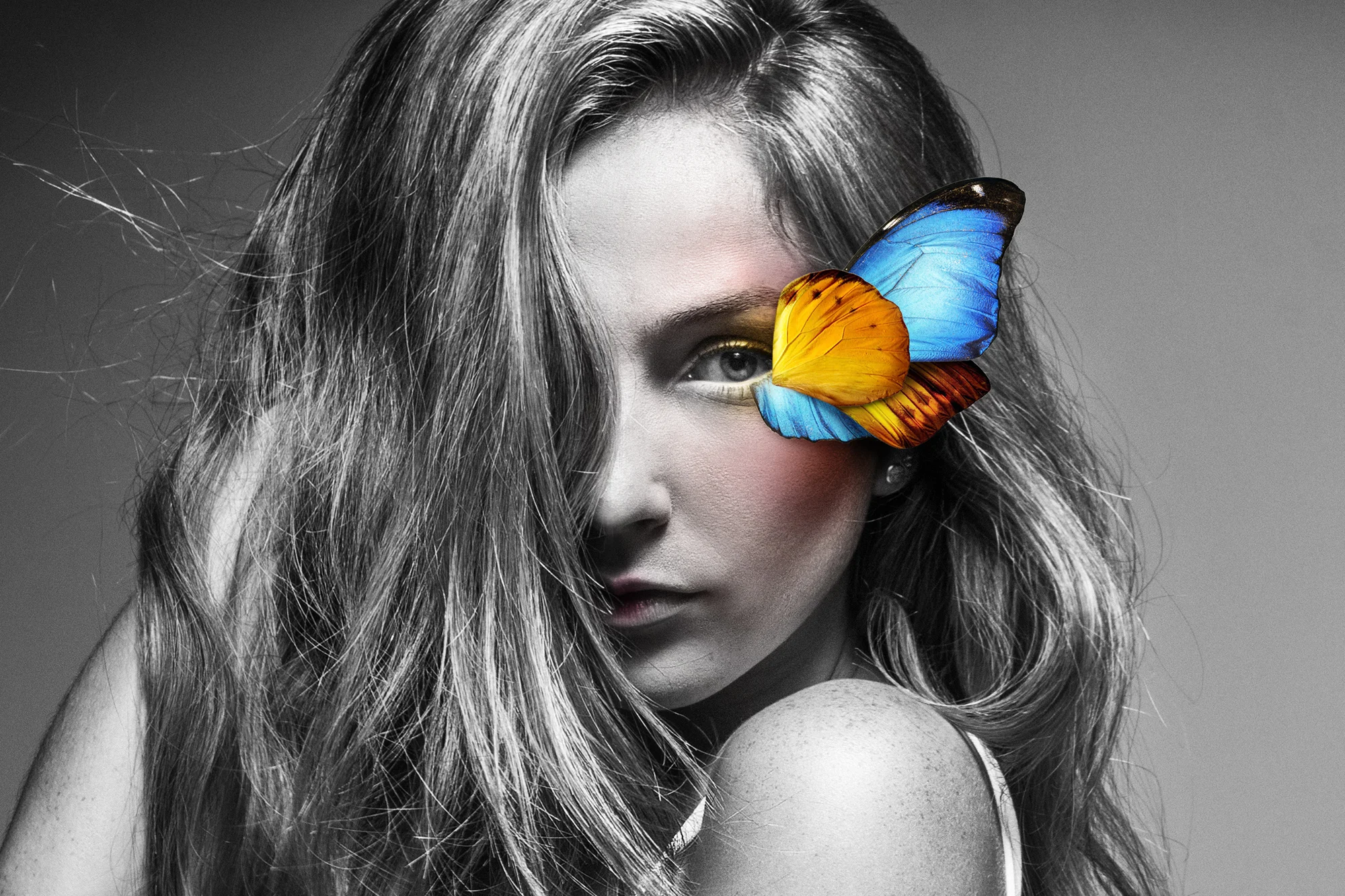 Hailie with Butterfly Wings, 2016