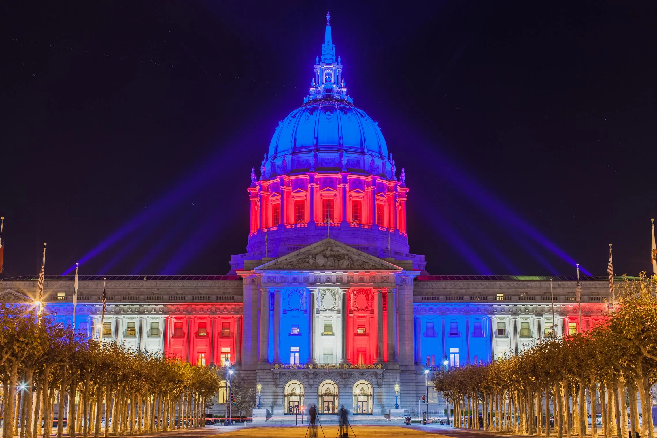 French Tribute at SF City Hall