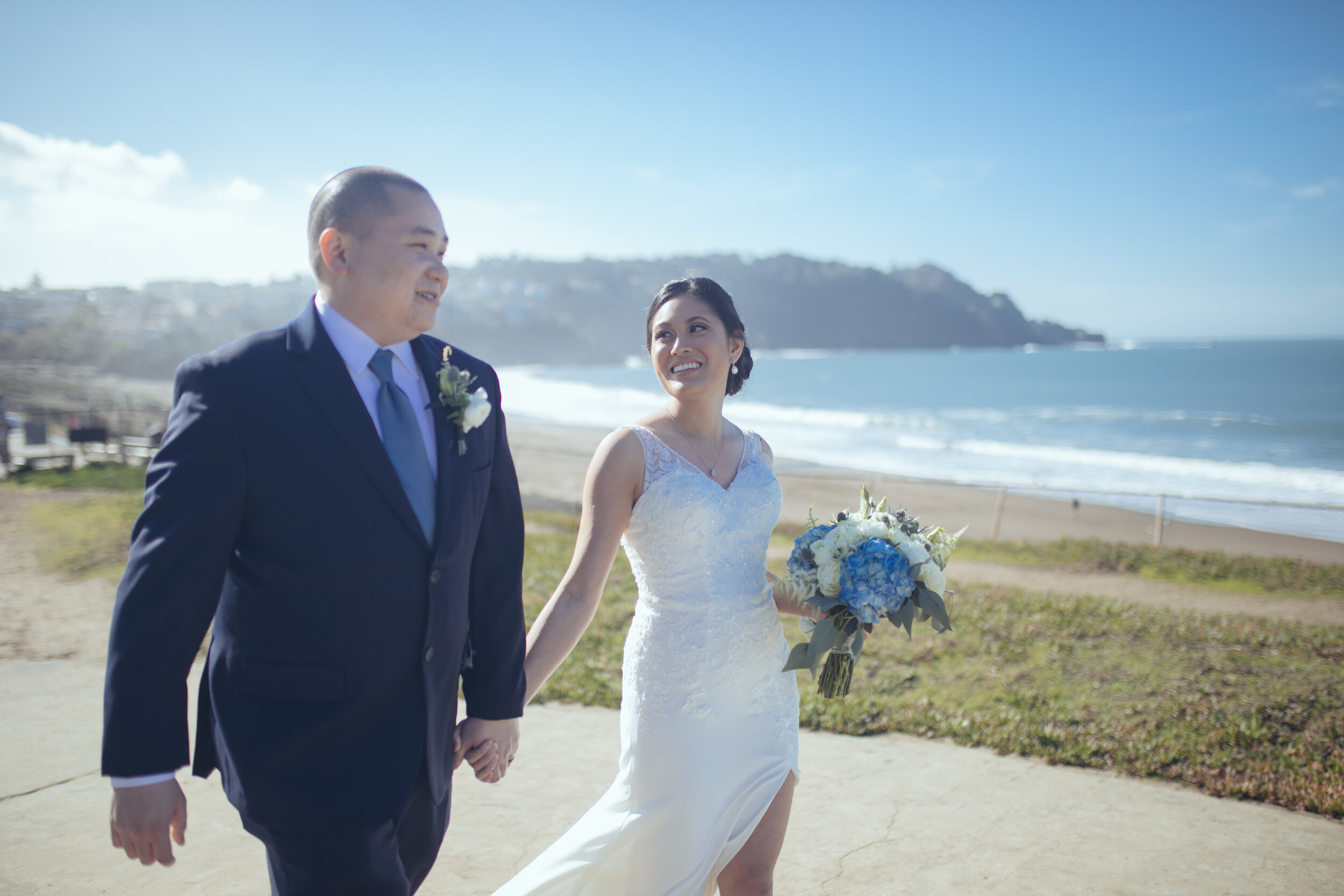 San Francisco Golden Gate Bridge Elopement Photo