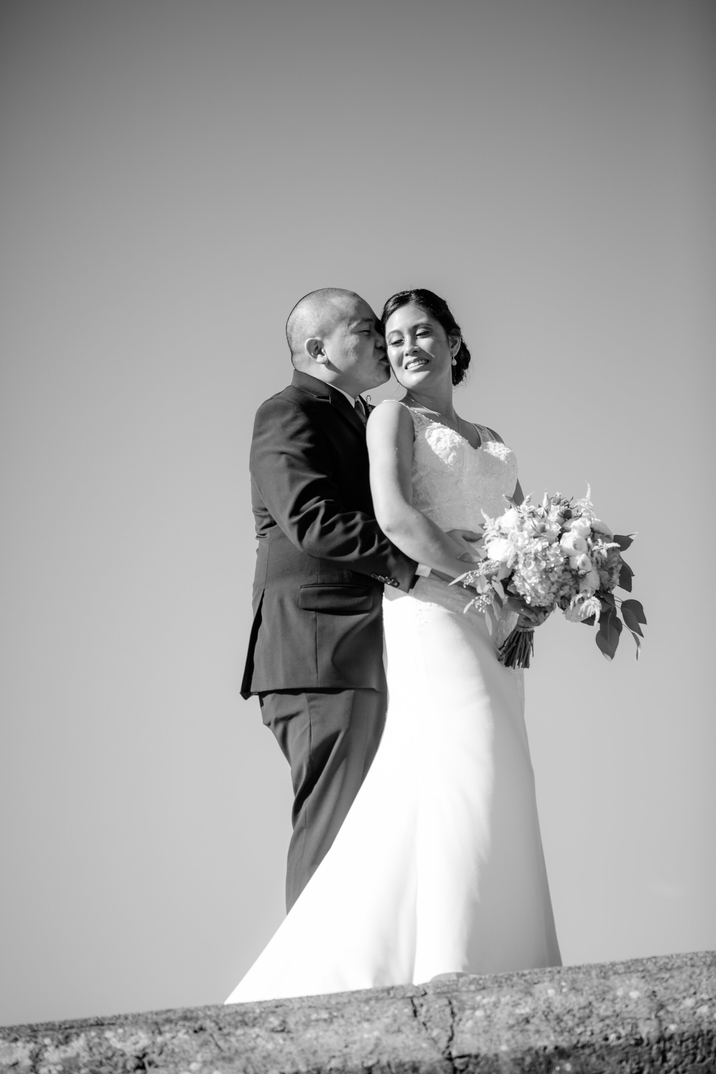 San Francisco Golden Gate Bridge Elopement Photo