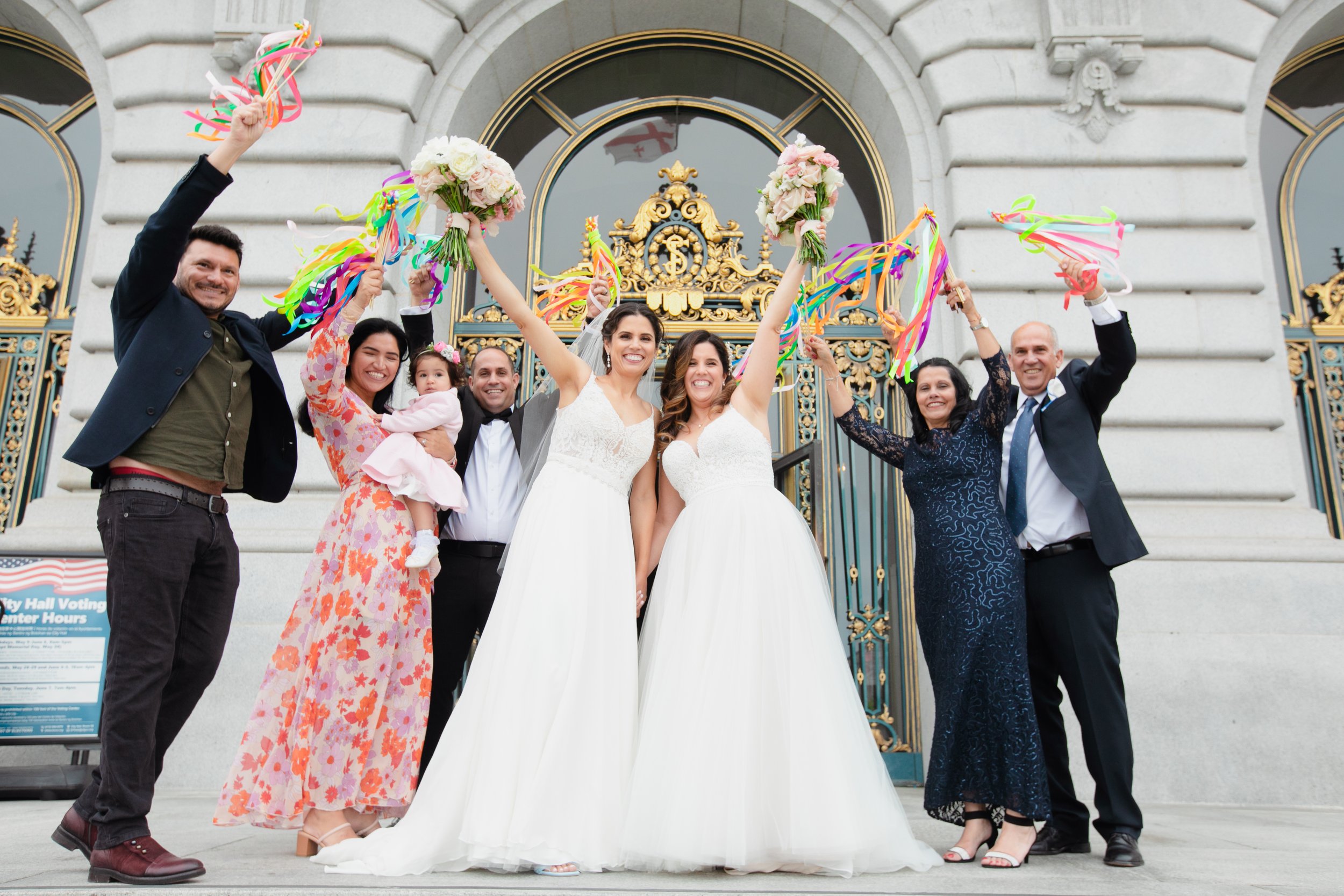 Anisley and Silvia San Francisco City Hall Wedding Photographer SF City Hall Photo pic