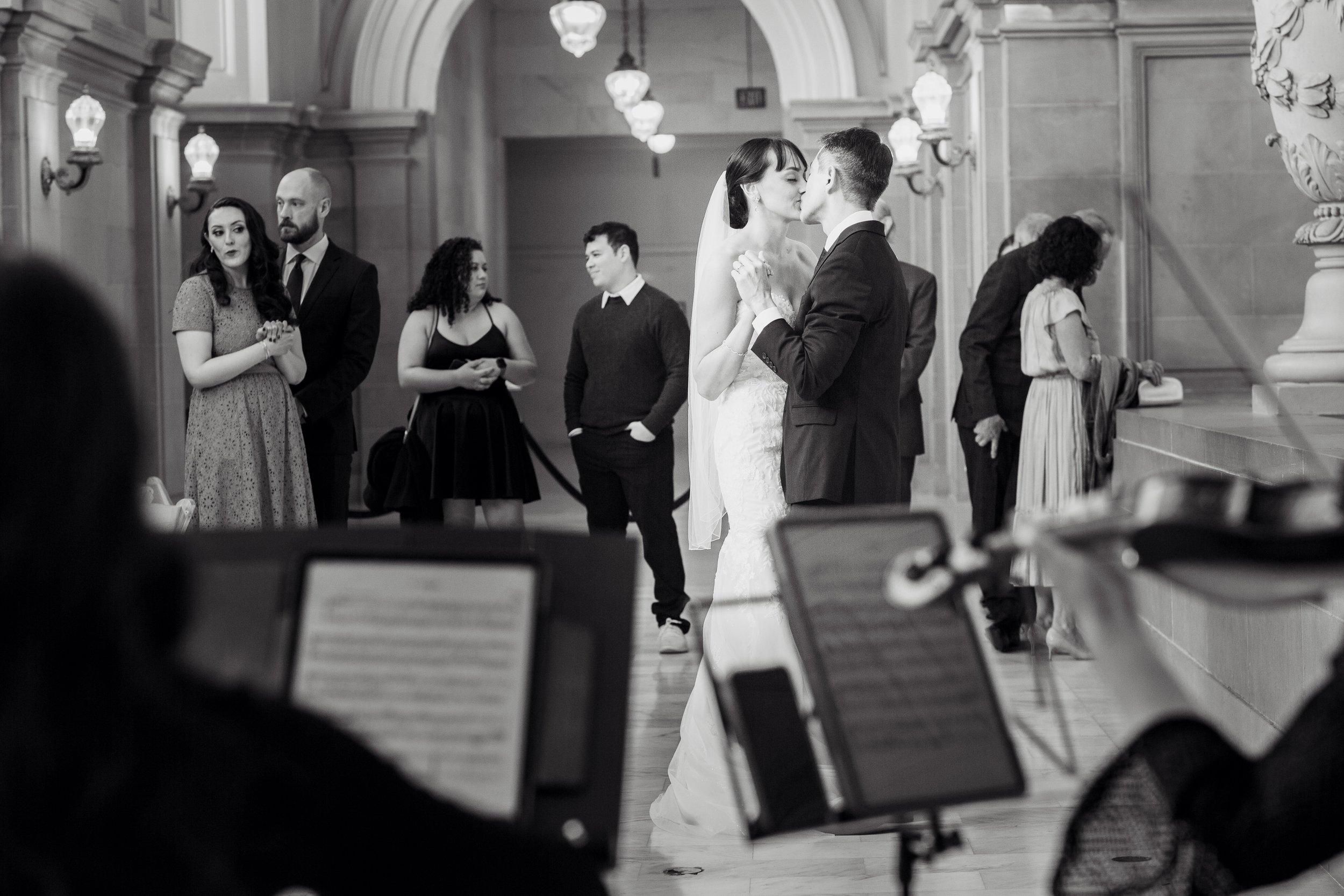 sf city hall 4th floor wedding first dance