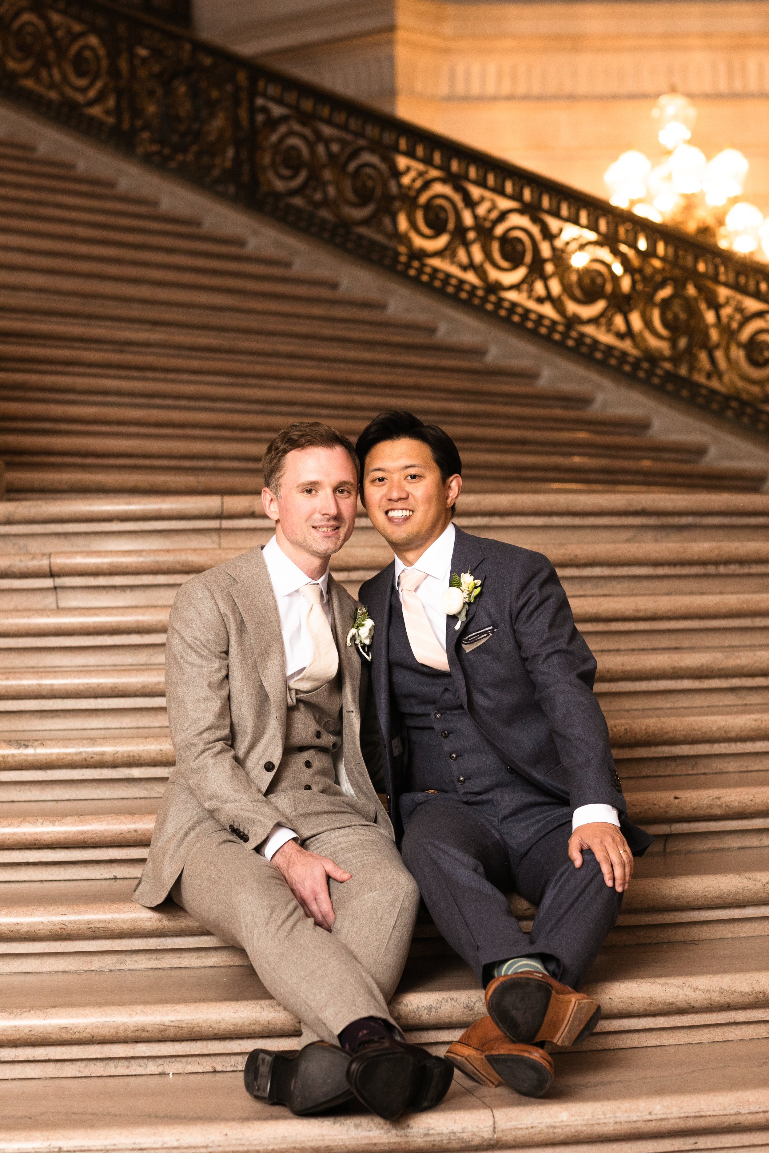 samesex marriage city hall grand stairwell