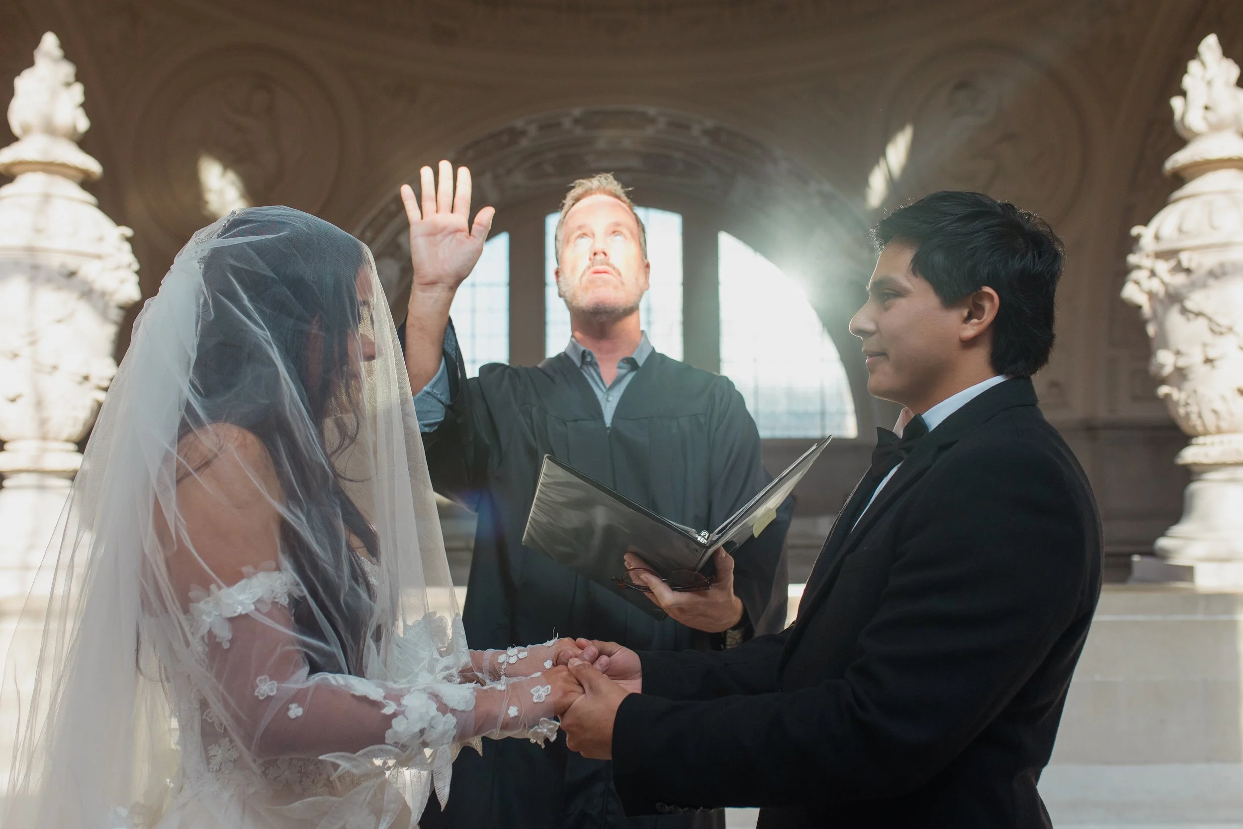 sf city hall 4th floor wedding ceremony