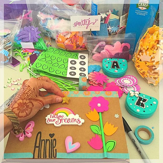 Adding the final touch⭐️to Annie's Unity flipper box. Do you think it will make her smile? #pageantflipper #unitysmile #mydesk #shareyoursmile