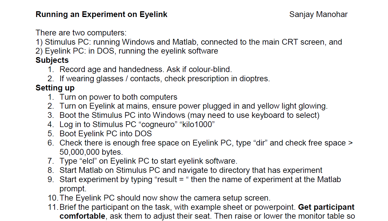 Eye-Tracking Help