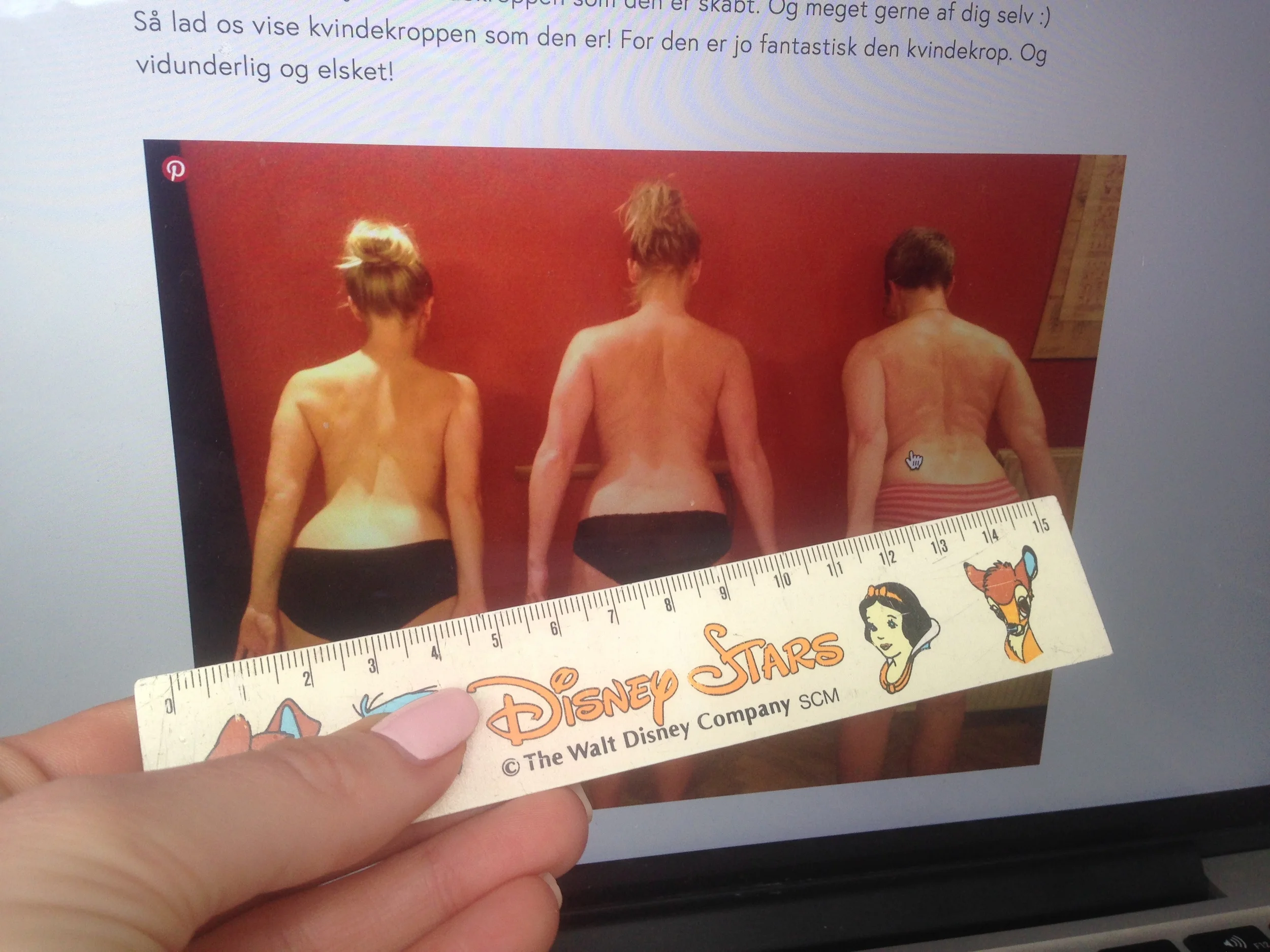 Det tog mig 25 kig og en lineal før jeg så min numse!