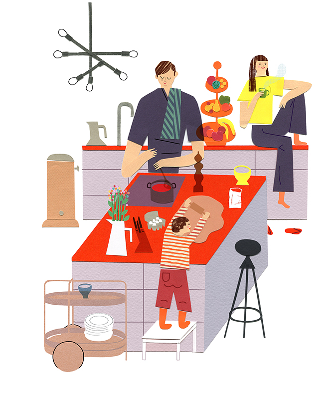 Schöner Wohnen Kitchen scene 2018