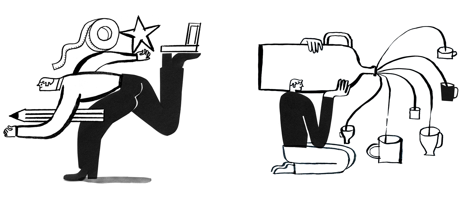 Illustrations for Mailchimp website