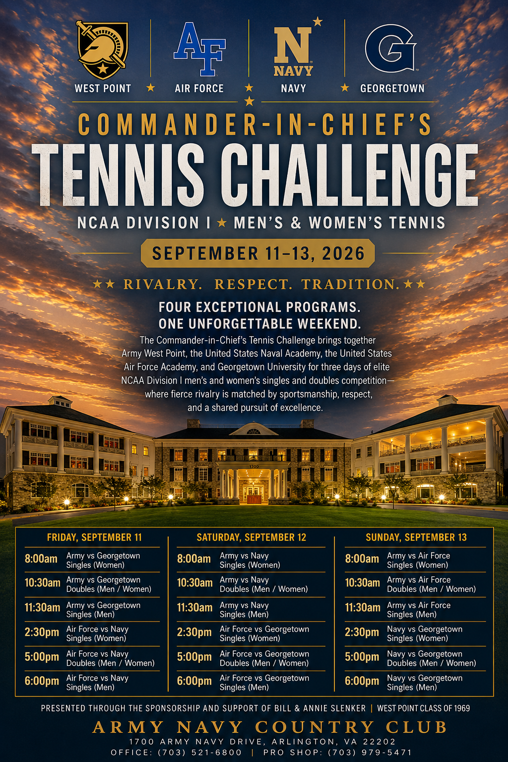 2026 Commander-in-Chief's Tennis Challenge