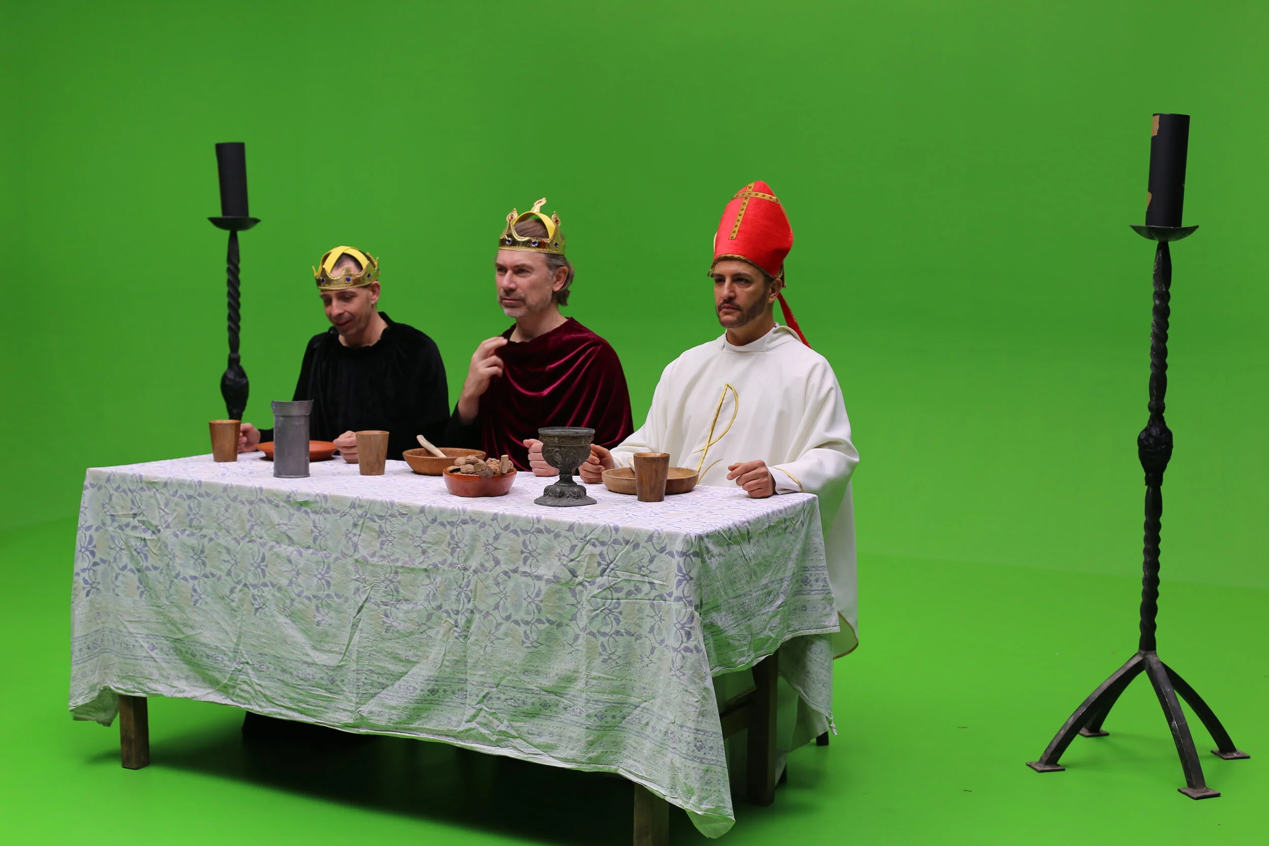  Dreharbeiten im Studio … 