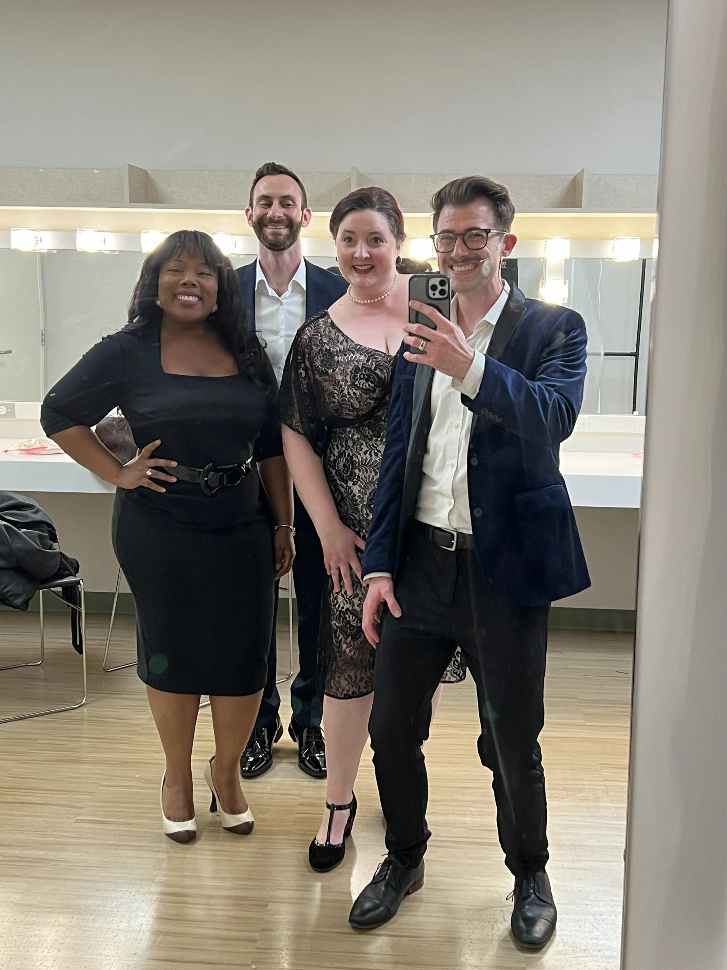Victoria Okafor (soprano), Simon Barrad (baritone), and Queen City Cabaret- Sarah Folsom and Matthew Umphreys!