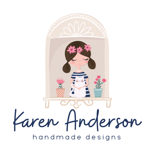 Girl In Window Premade Logo Design Customized With Your Business