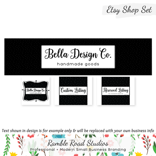 Etsy Shop Sets Ramble Road Studios
