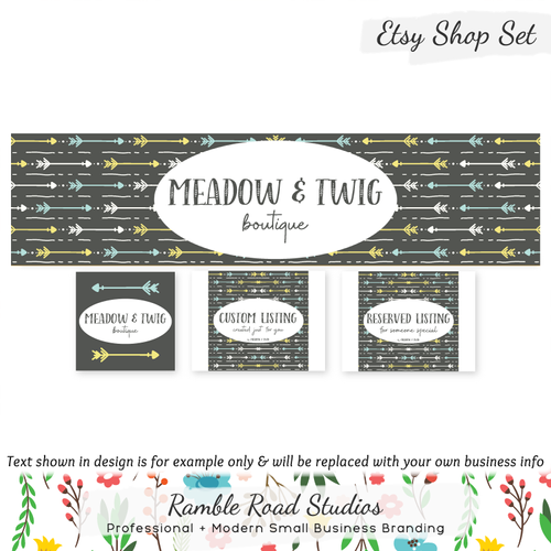 Etsy Shop Sets Ramble Road Studios