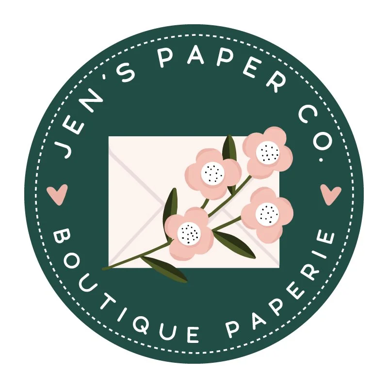 Envelope and Flowers Premade Logo Design Customized with Your
