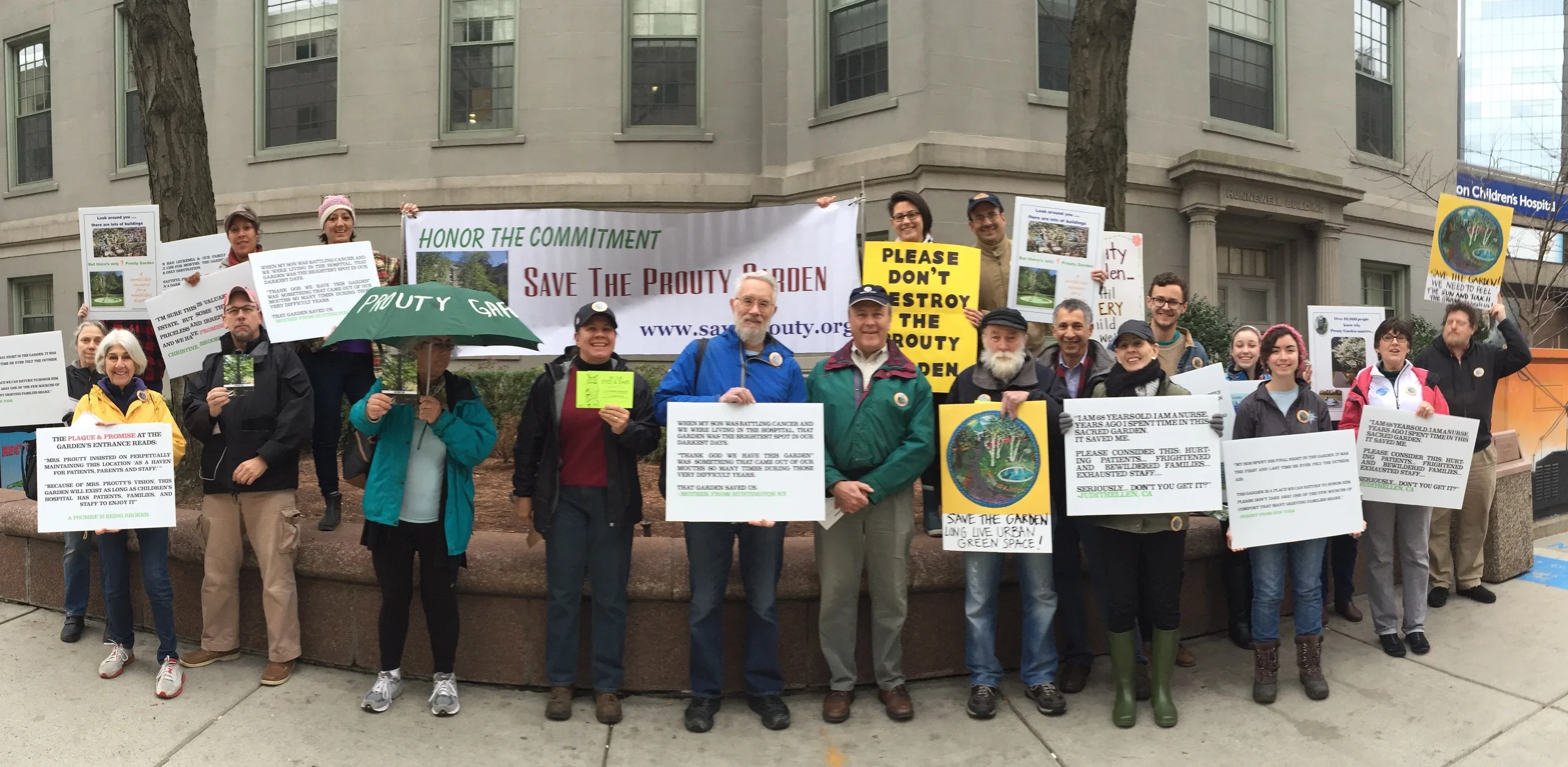 The People's Petition to Preserve Prouty Garden