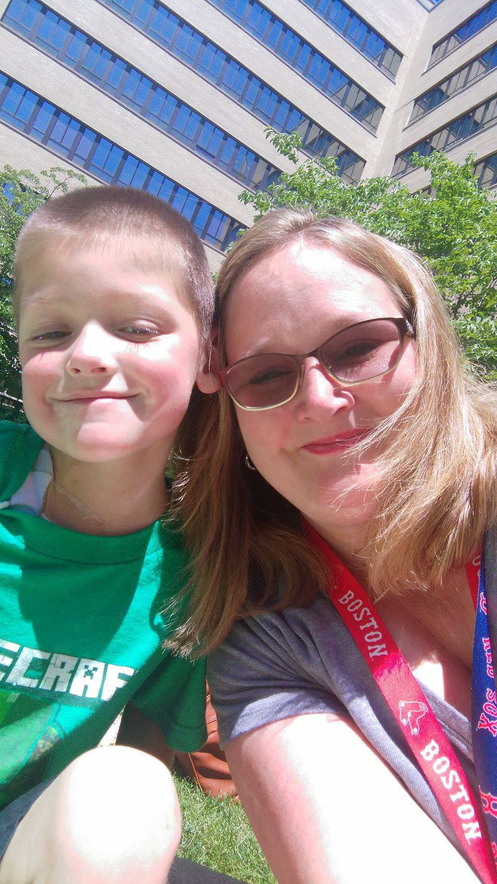 Owen and his mom, Kristina