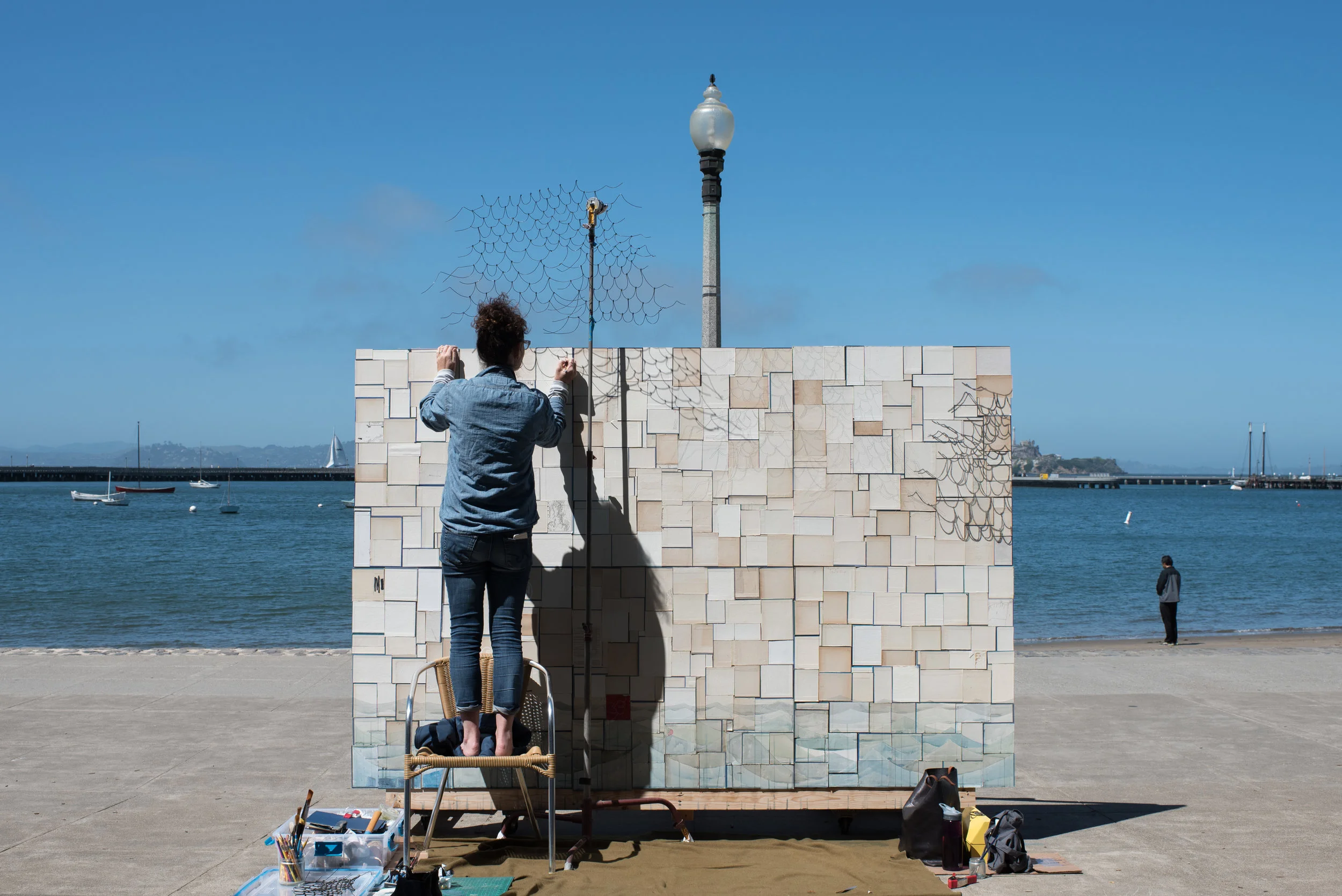five days installation at aquatic park, san francisco
