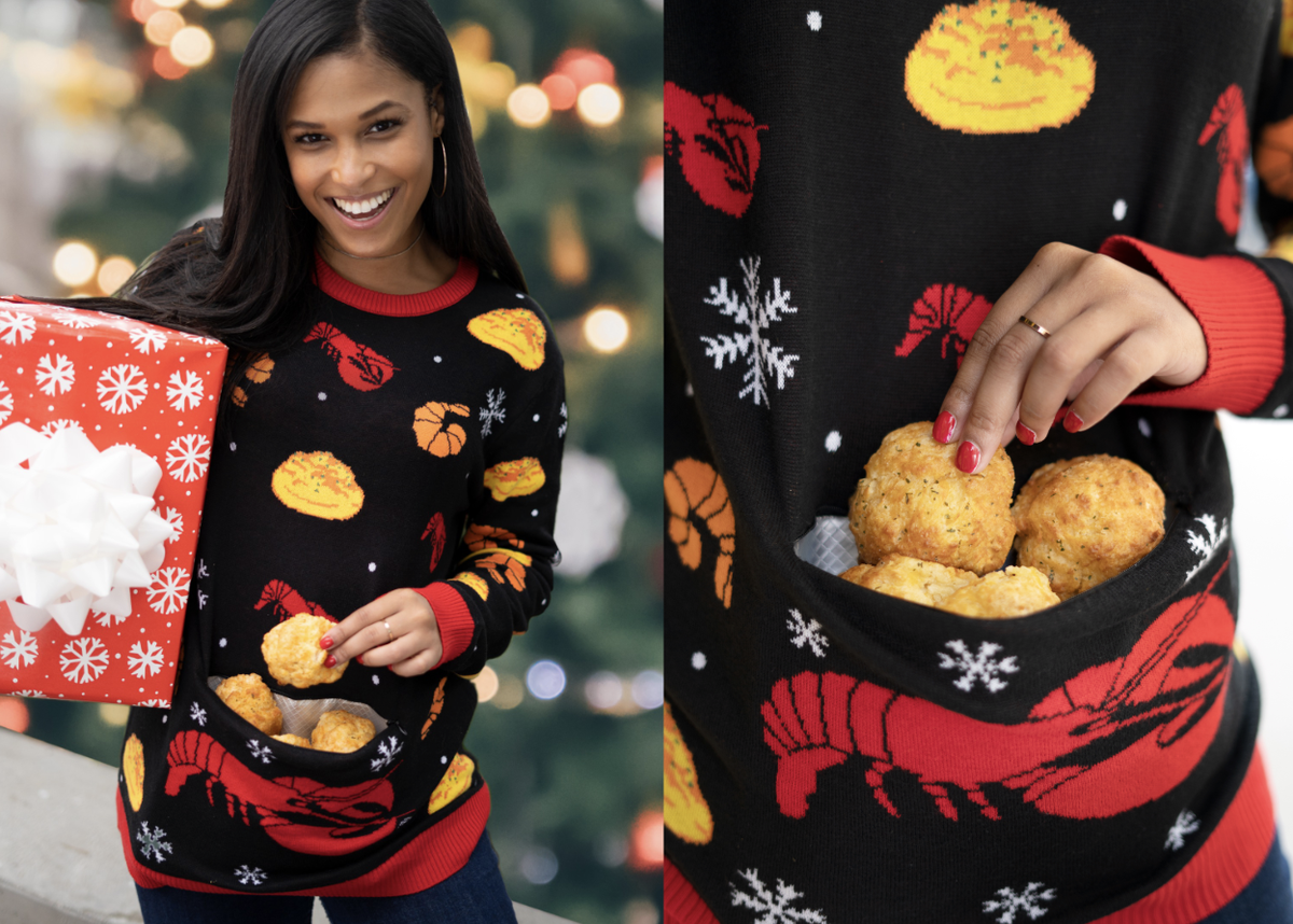 Cheddar Bay Insulated Ugly Sweater