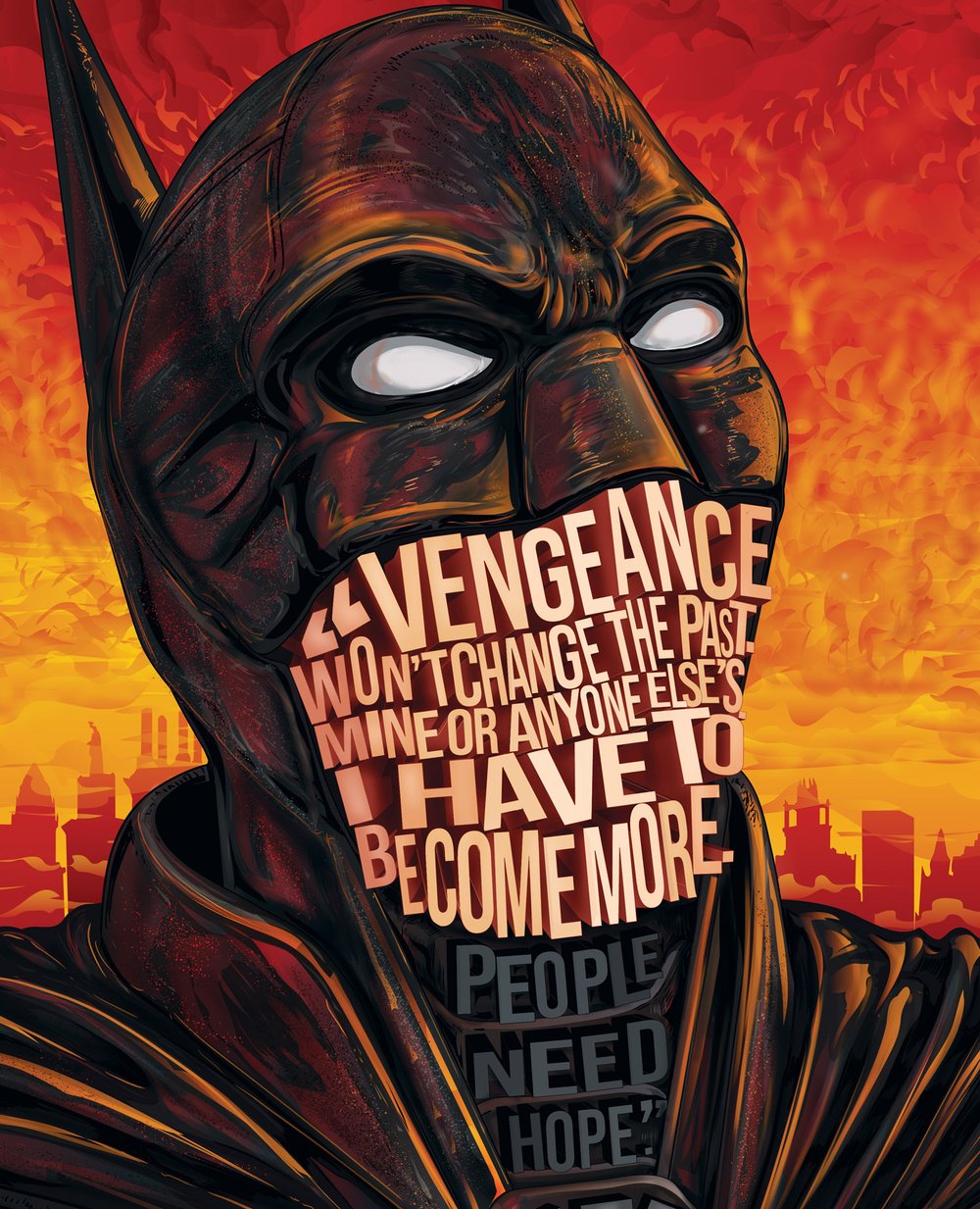 vengeance won't change the past #batman #thebatman #vengeance #brucewa