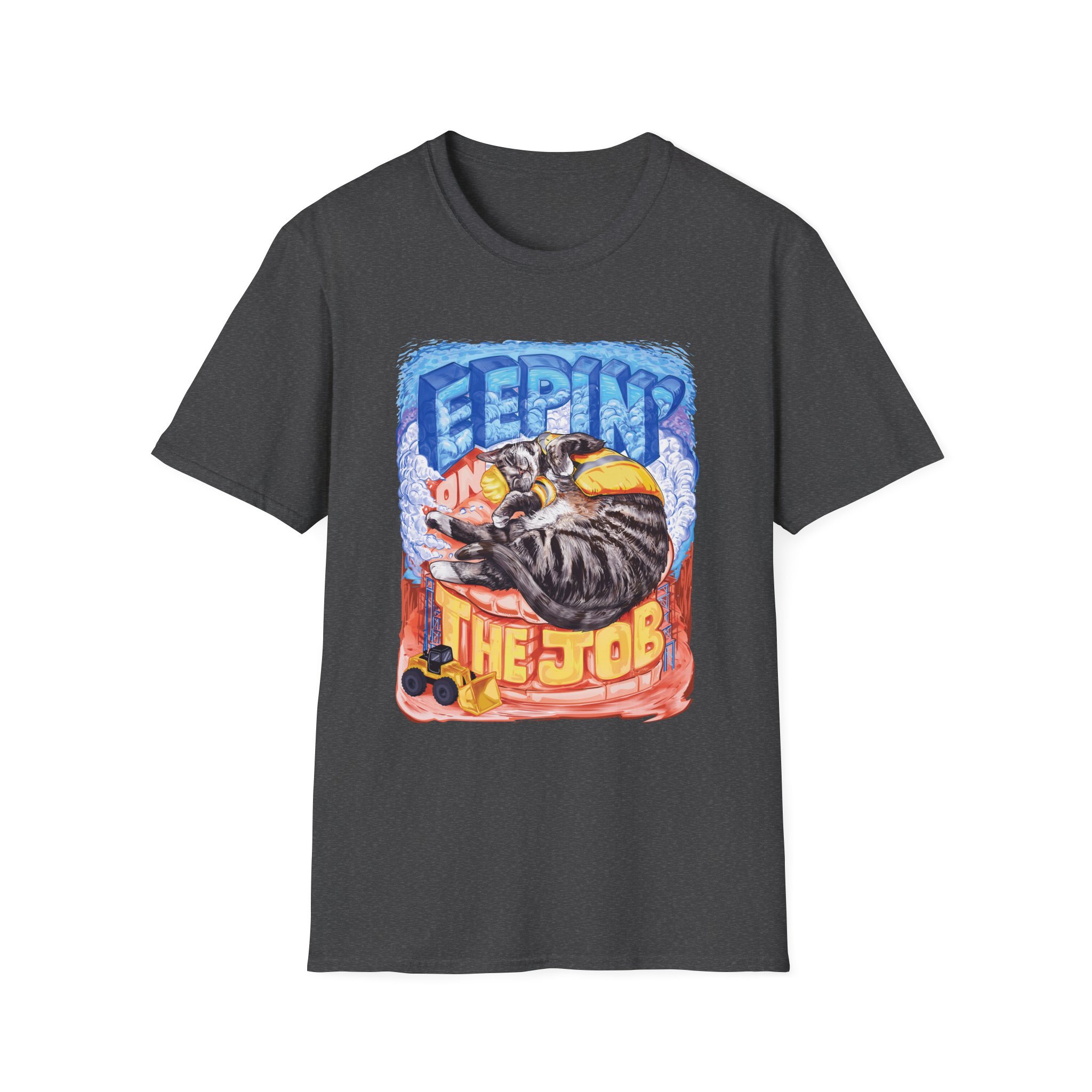 Eepin on the job shirt on Unisex Softstyle Tee