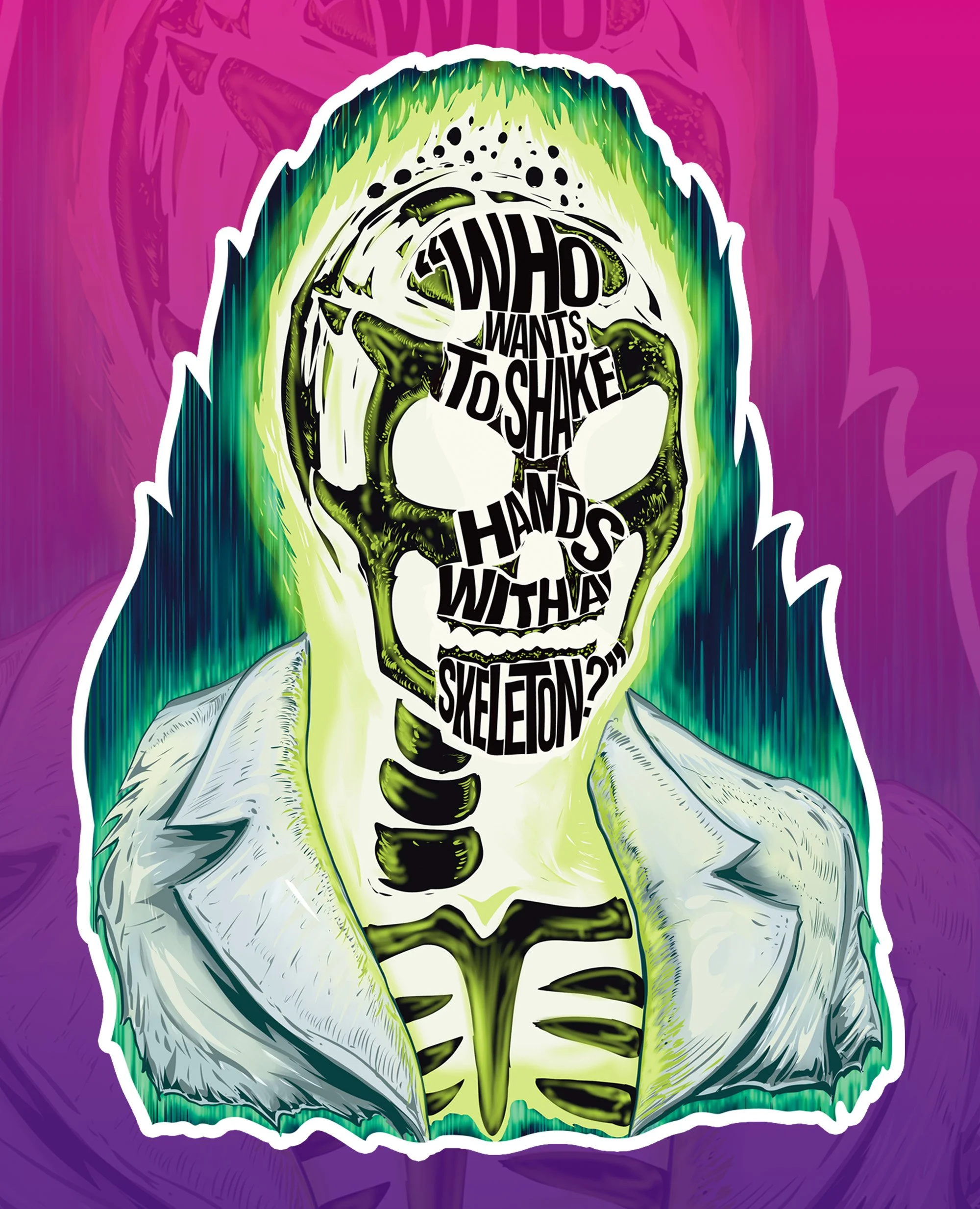 Dr. Phosphorus  4.5 x 6 inch sticker (Copy)