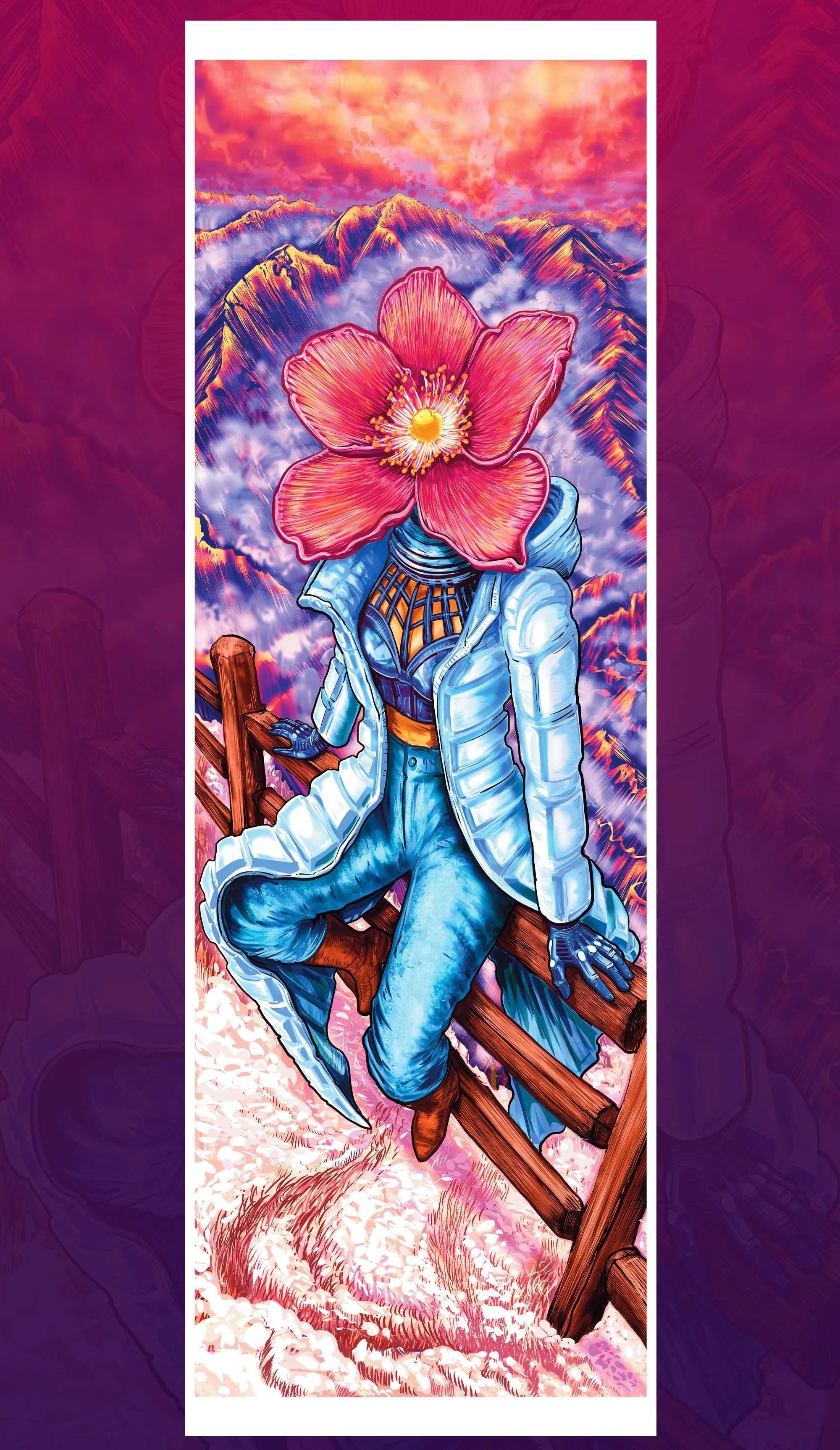 Alaskan Rose (canvas print)