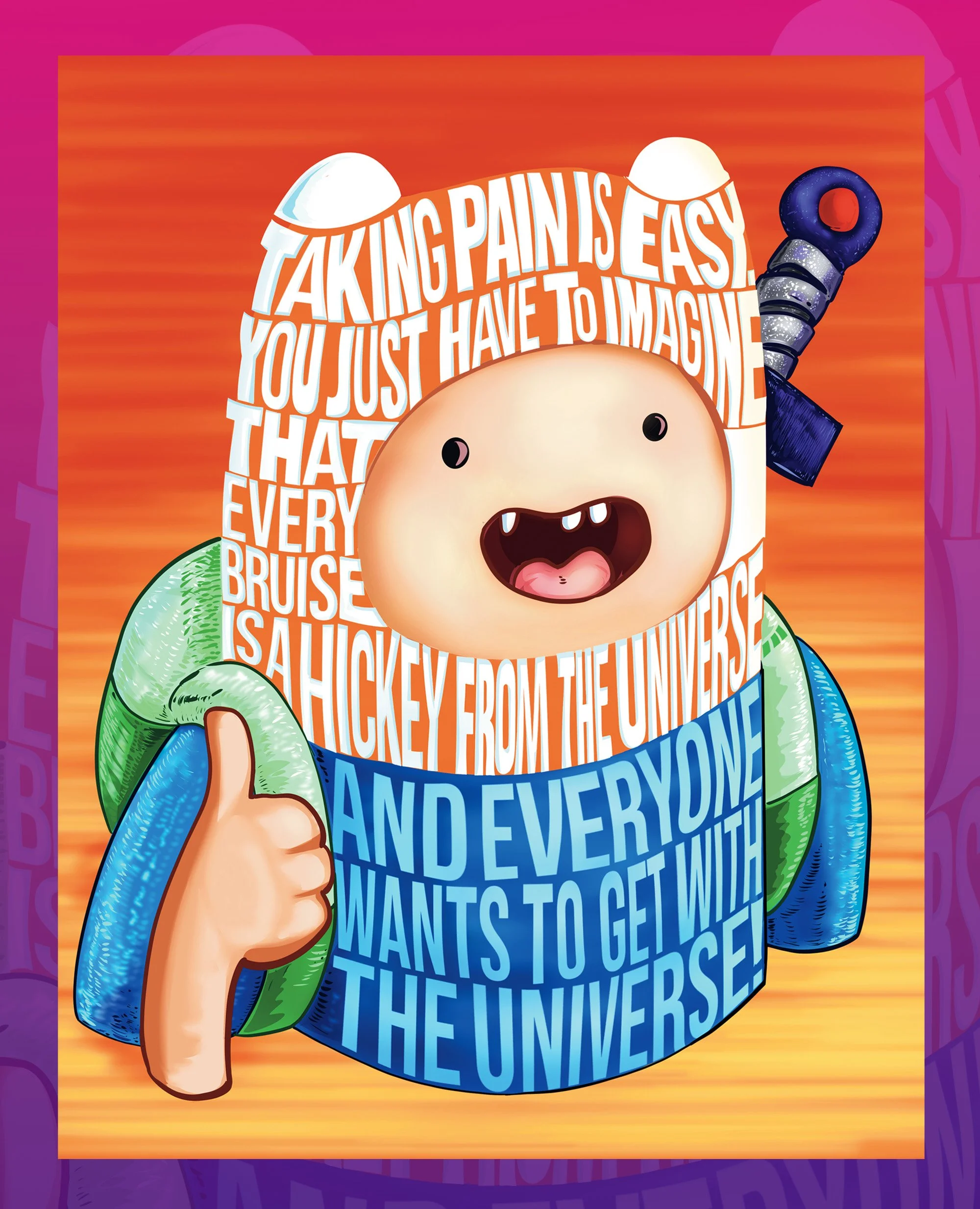 taking pain is easy!