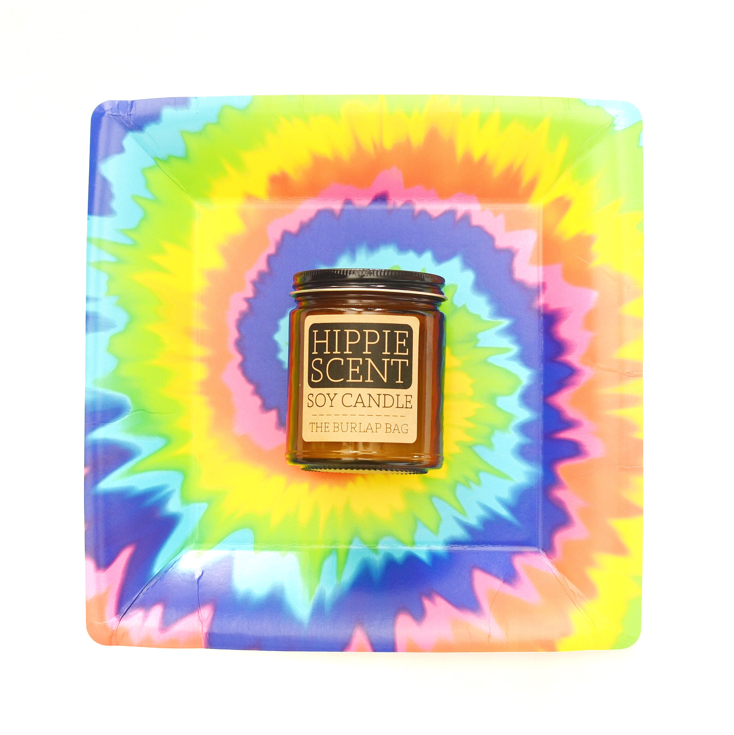 Earthy Candle Stay Trippy Little Hippie Patchouli Soy Candle Funny Candle Soy Wax Candle Hippie Candle