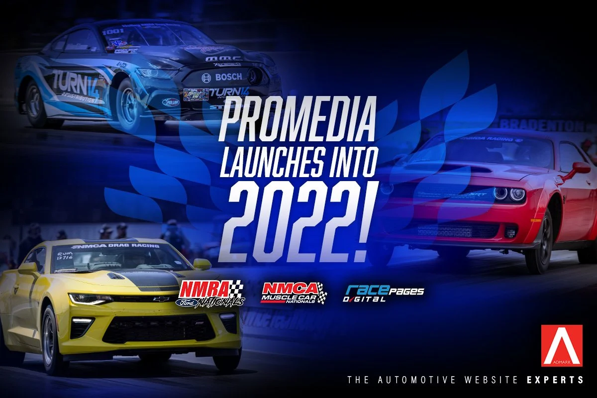 Promedia hires Admark to build their NMRA, NMCA &amp; Race Pages Websites