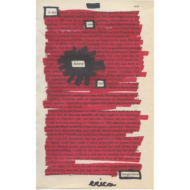 Behind The Scenes: How To Make Blackout Poetry