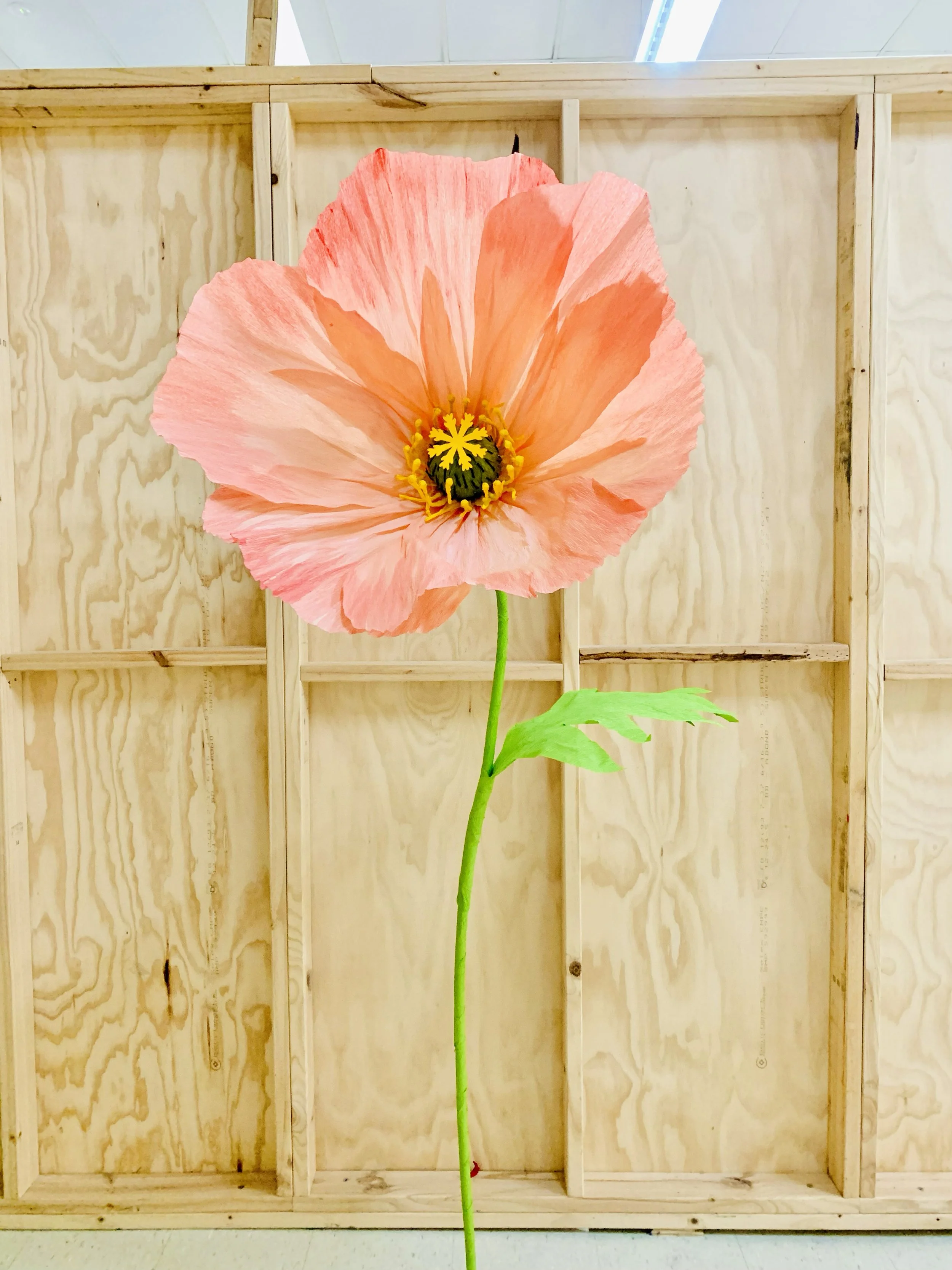 Giant flower display prop