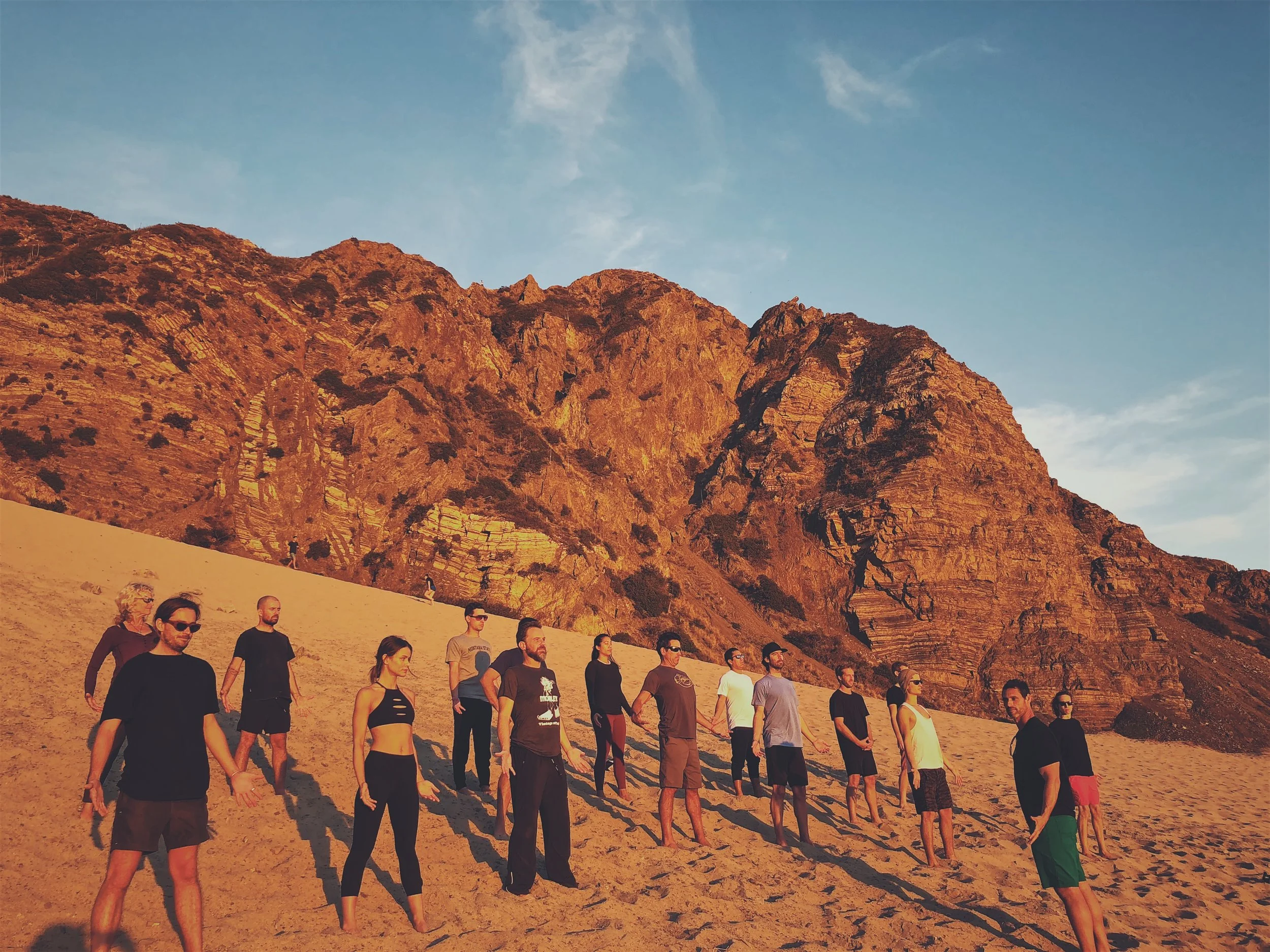  RANGE OF MOTION BY THE OCEAN. SCENES FROM LAST WEEK IN MALIBU.