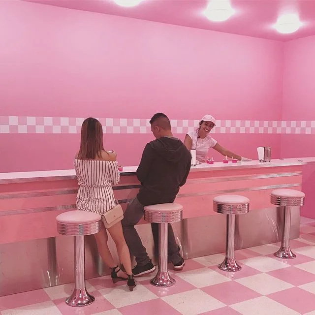 All pink everything