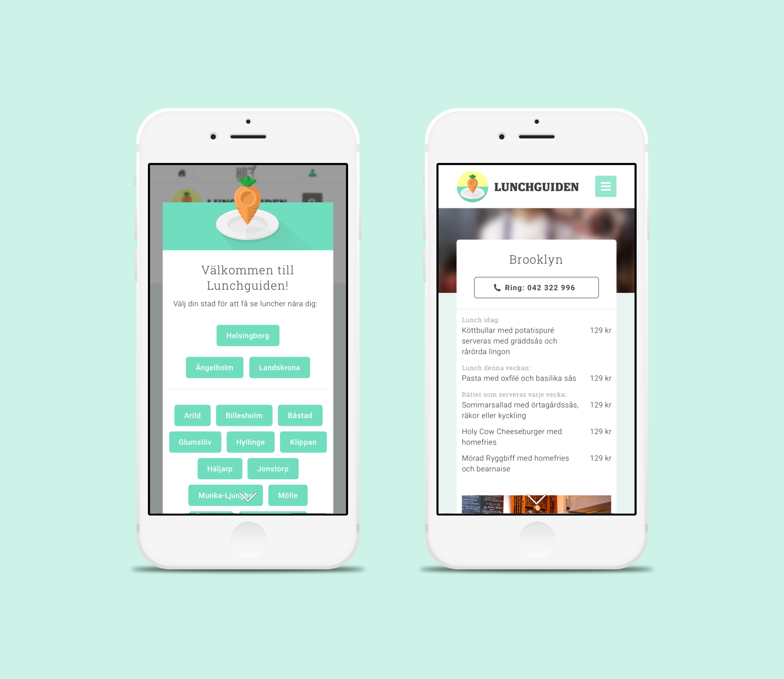 User interface design for webb.