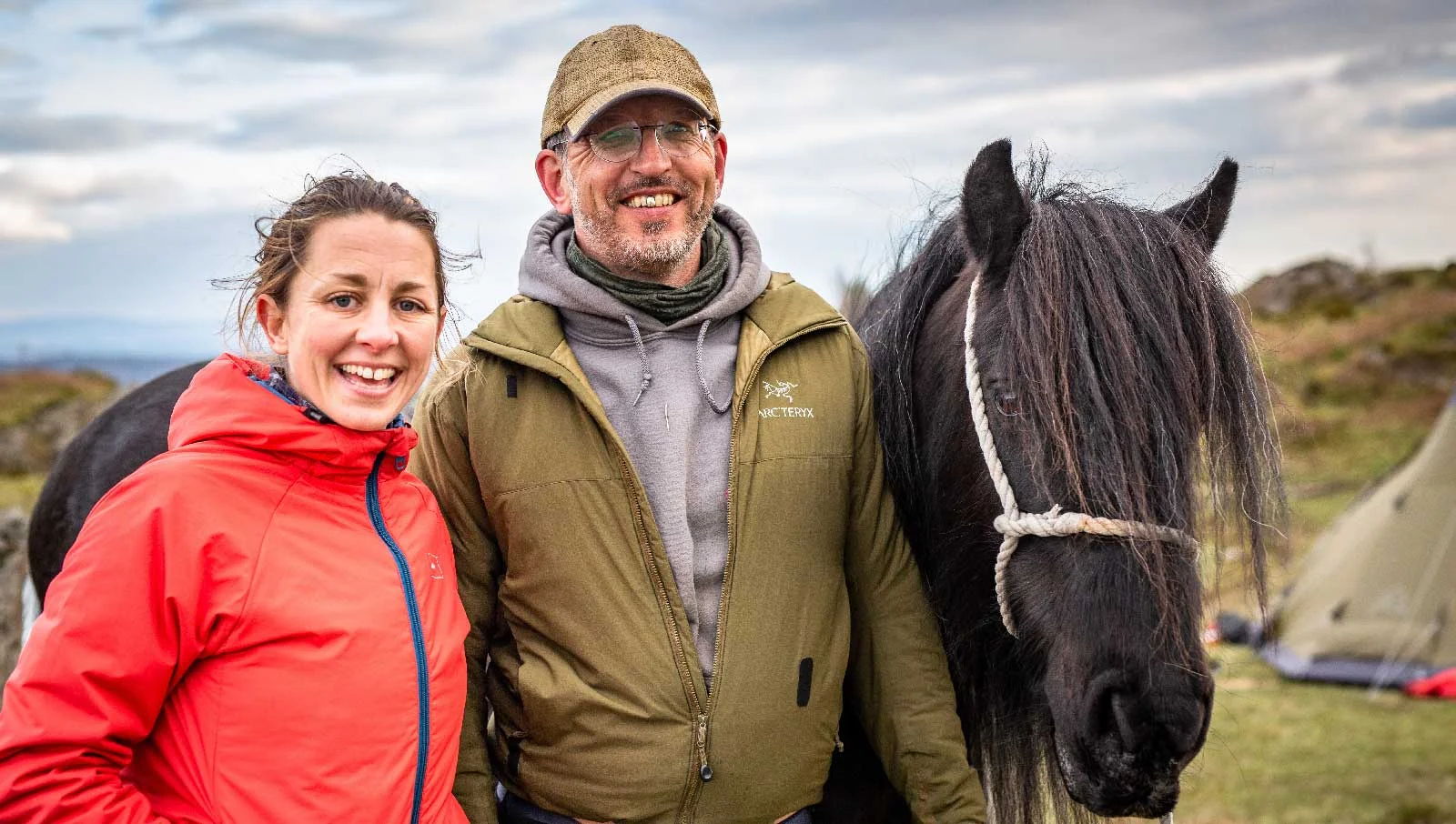 Clare Dyson and Tom LLoyd with Hades Hill Lucky Pearl
