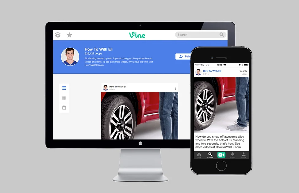 Eli Social Media - Vine and Instagram