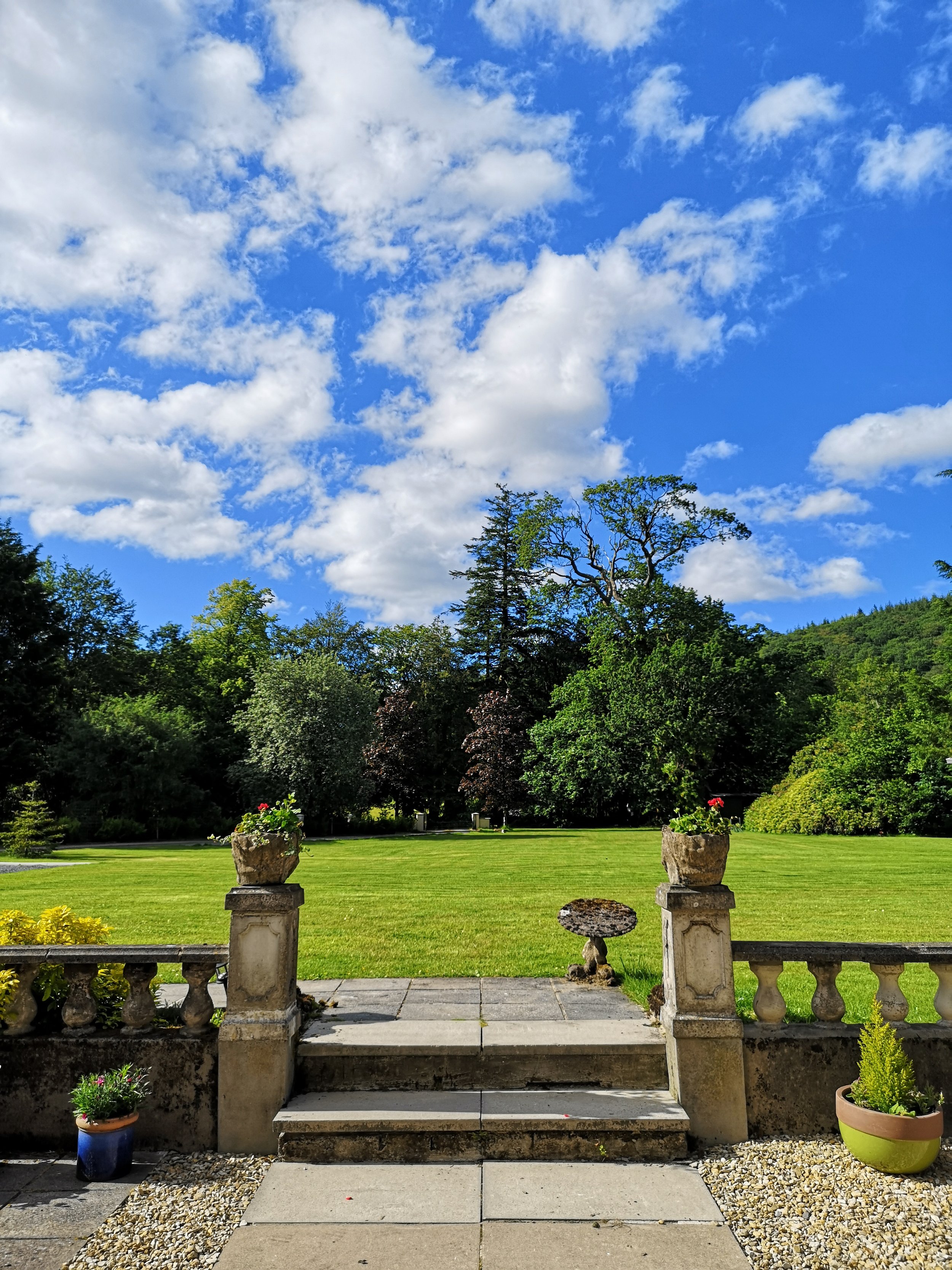 Glangwili Mansion - View from the Terrace