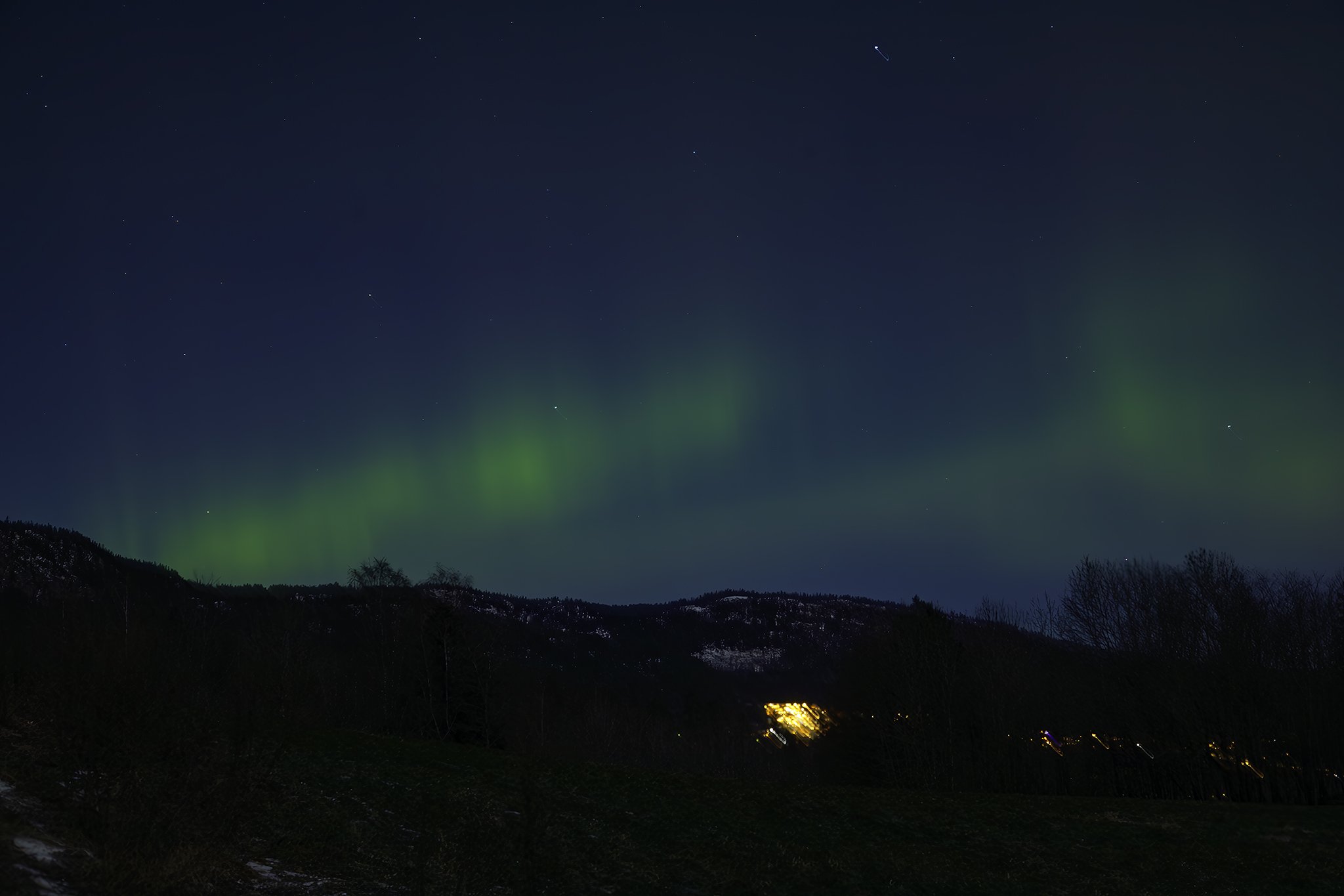 Northern Lights over Finnemarka Lier 2
