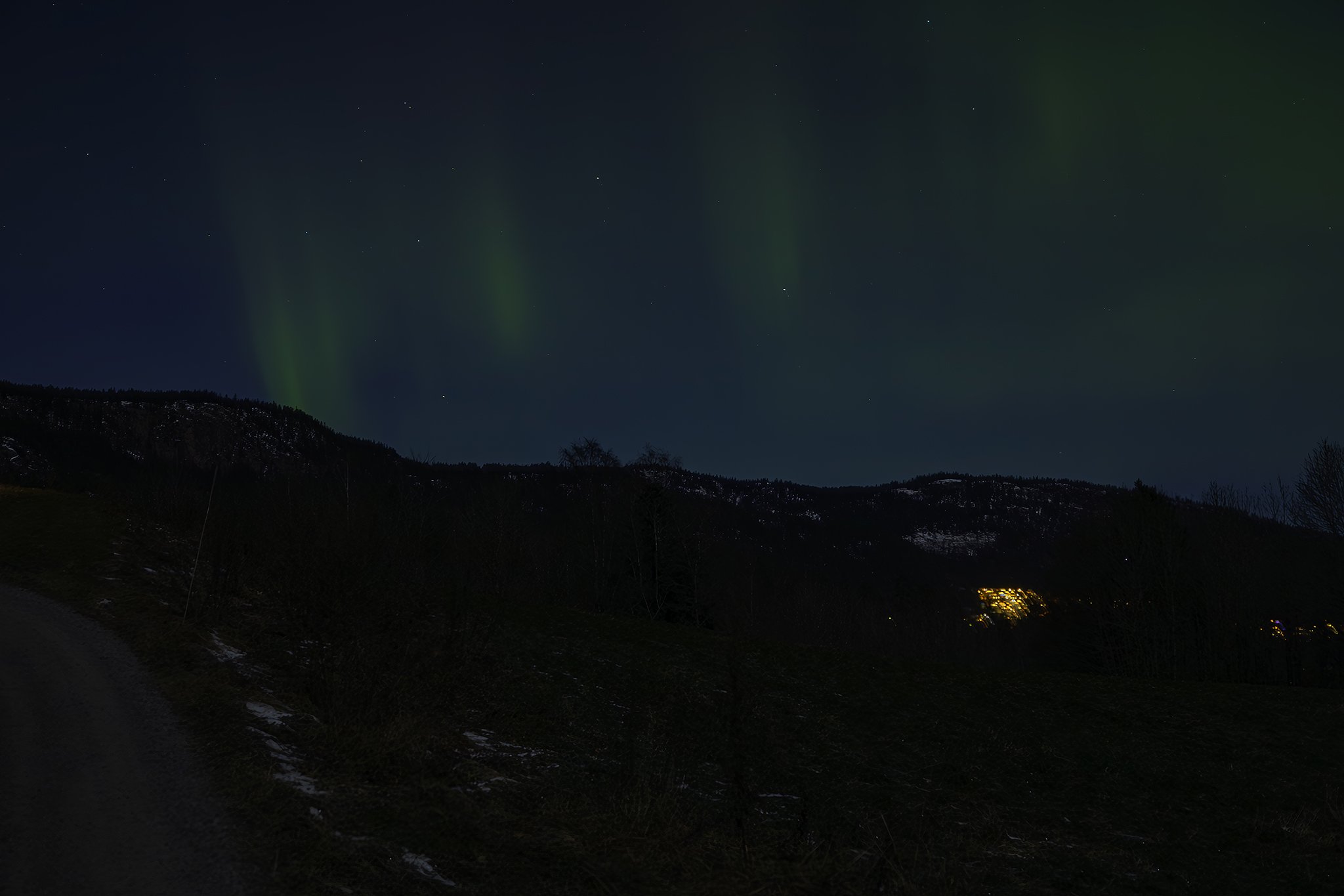 Northern Lights over Finnemarka Lier 4