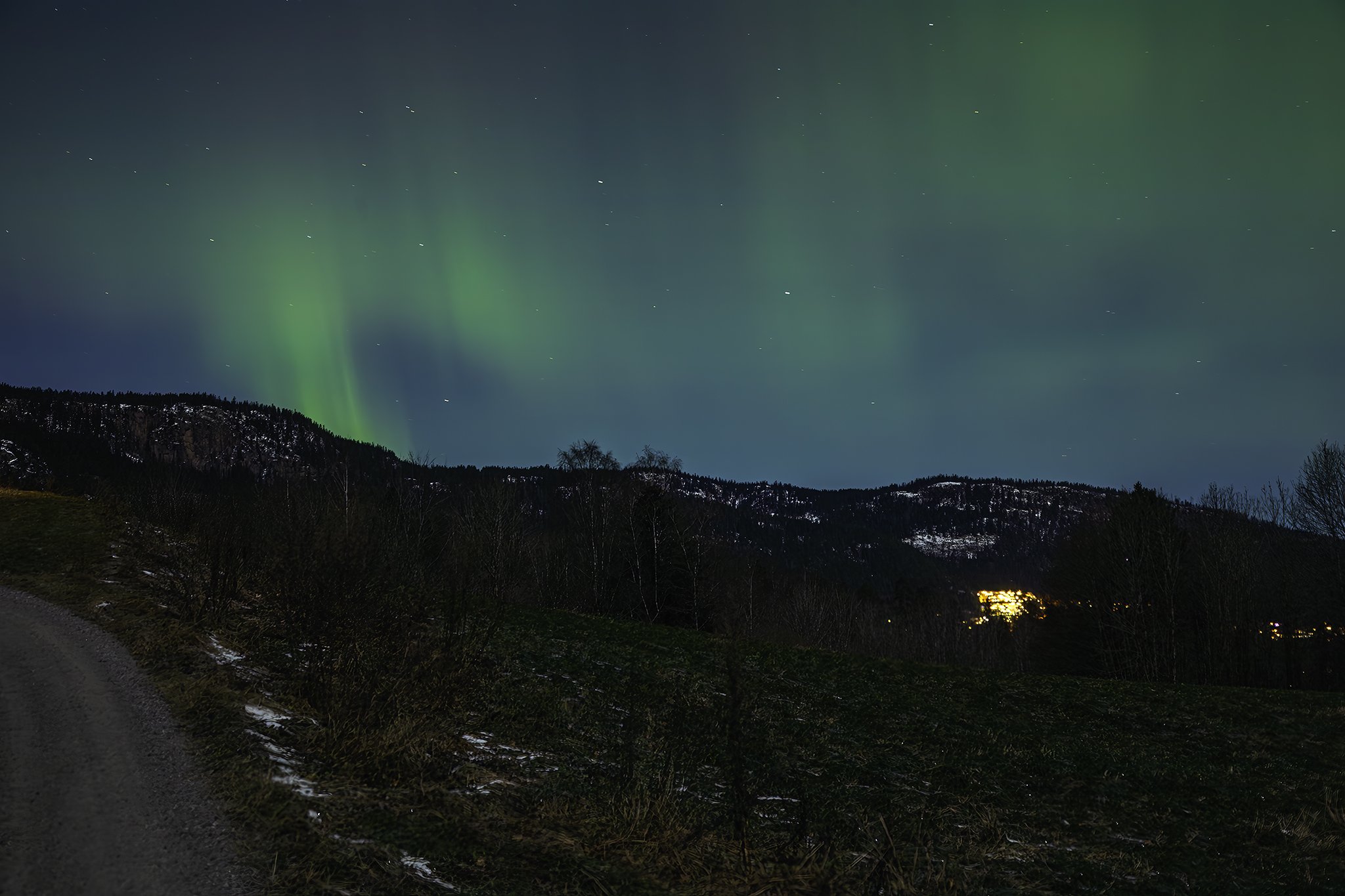 Northern Lights over Finnemarka Lier 5