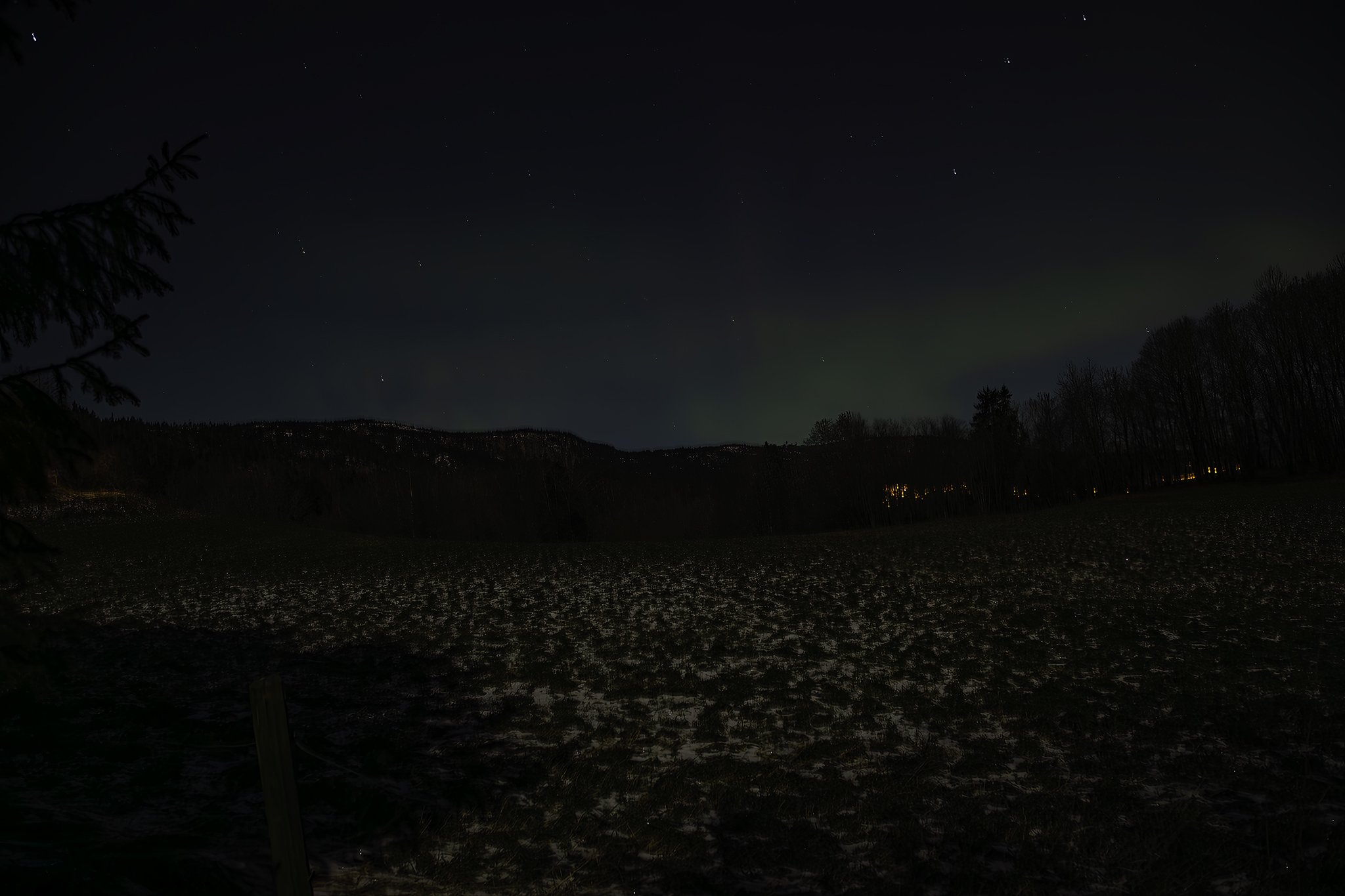 Northern Lights over Finnemarka Lier 6