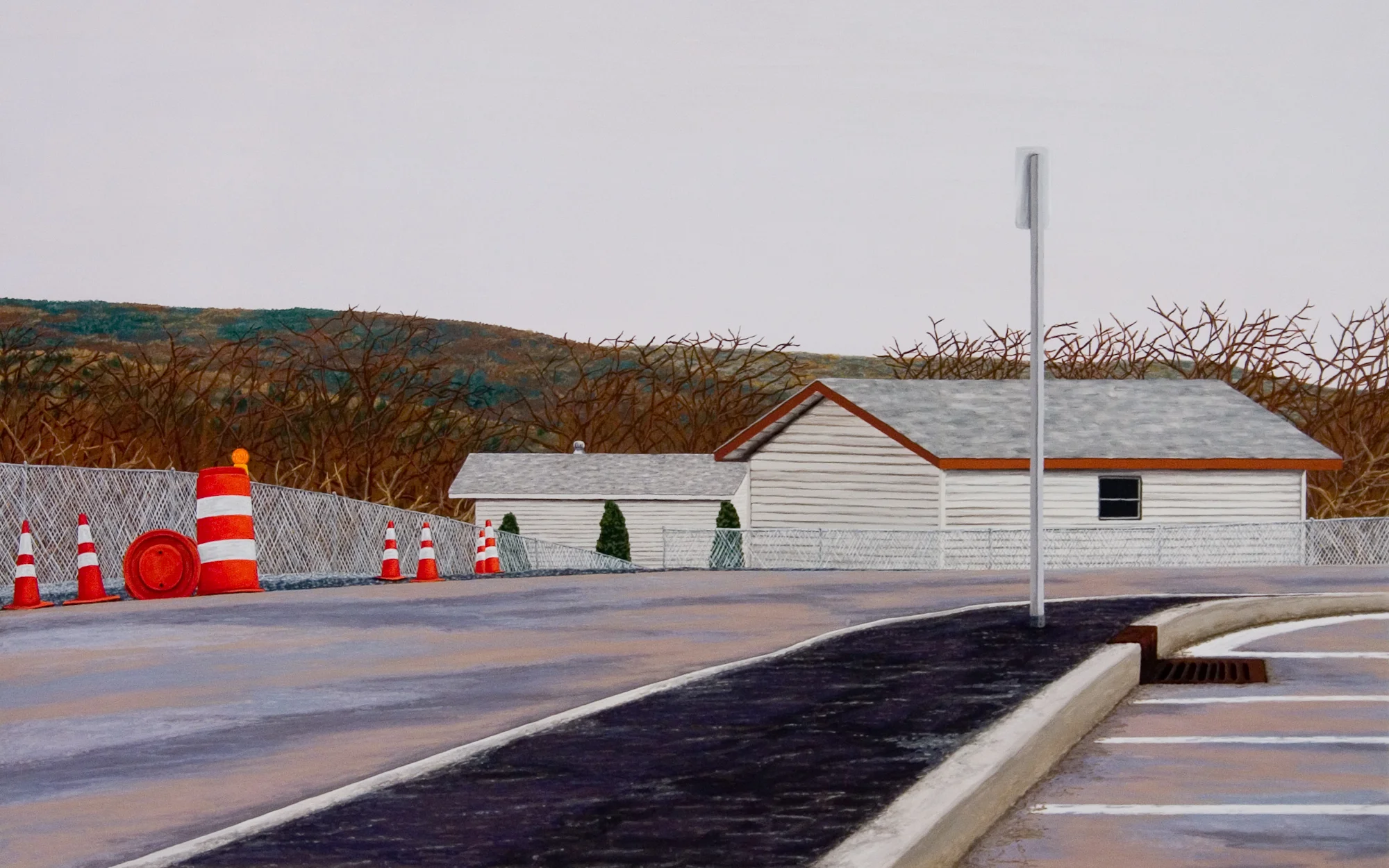 Go West Young Man #11, 2005, Gouache on Paper, 15 X 22 inches